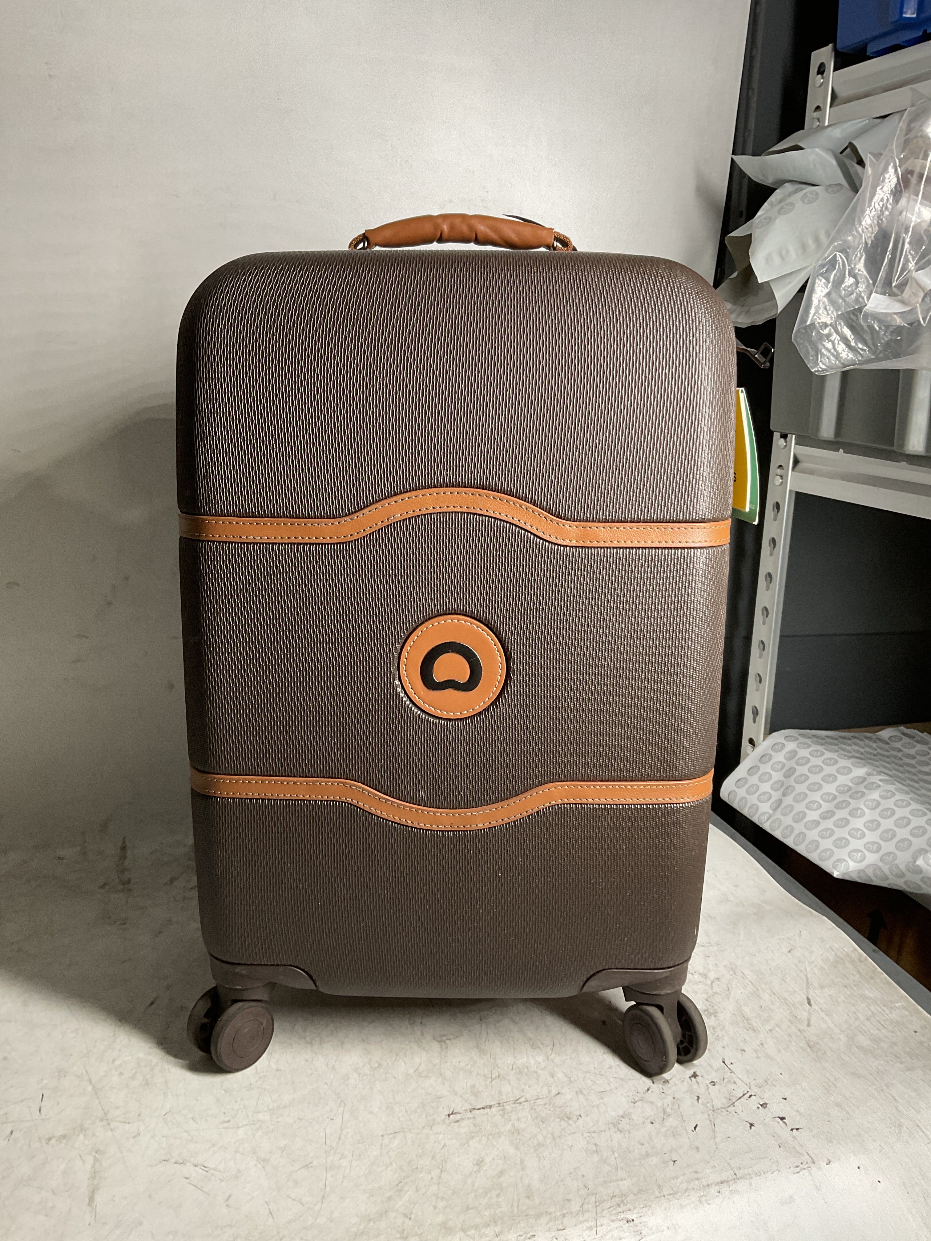 DELSEY Paris Chatelet Air 2.0 Hardside Luggage with Spinner Wheels ( Chocolate Brown , Carry-on 21 Inch ) Chocolate Brown Carry On 21 Inch U4