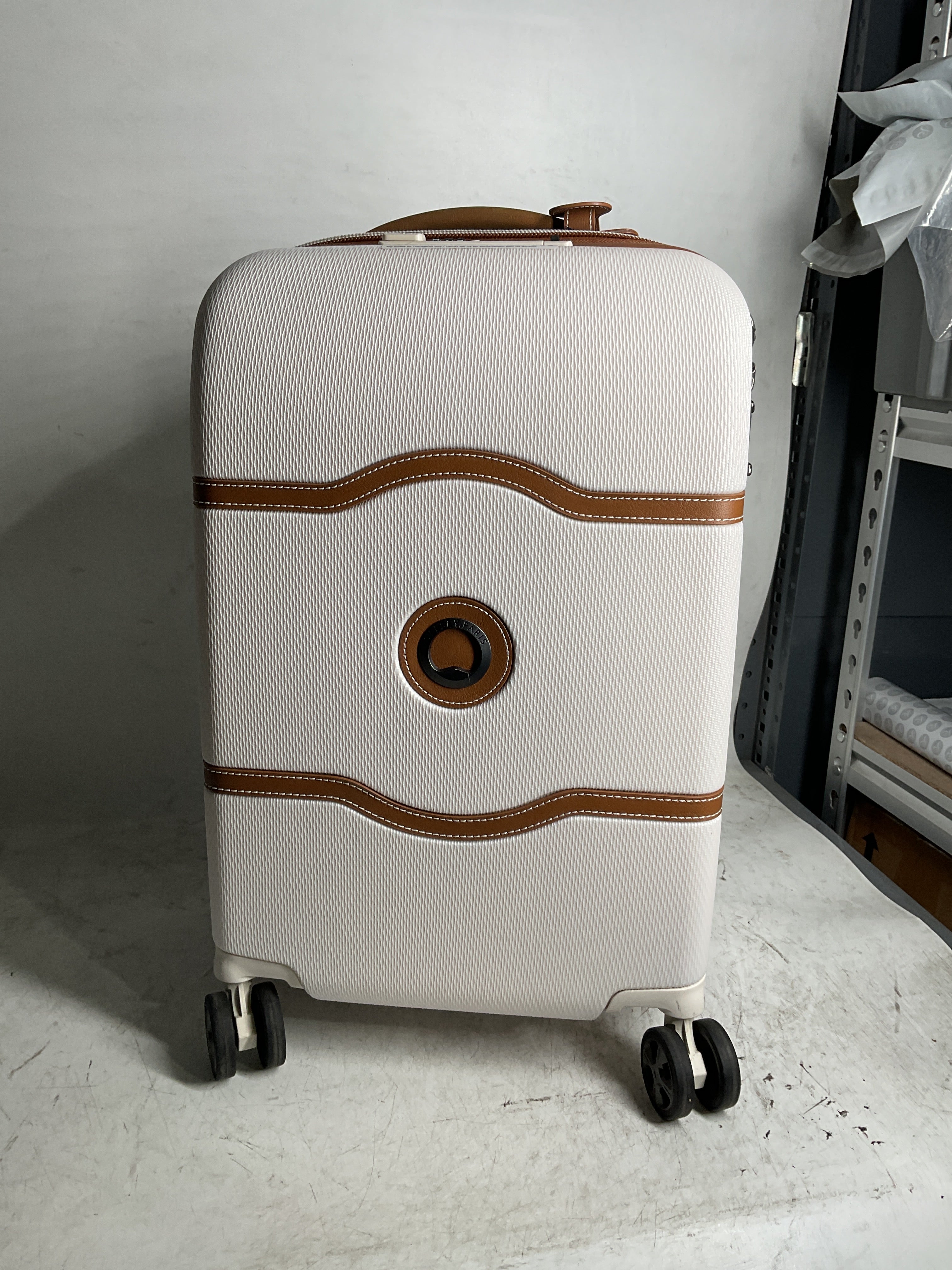 DELSEY Paris Chatelet Air 2.0 Hardside Luggage with Spinner Wheels ( Angora , Carry-on 21 Inch ) Angora Carry On 21 Inch U3