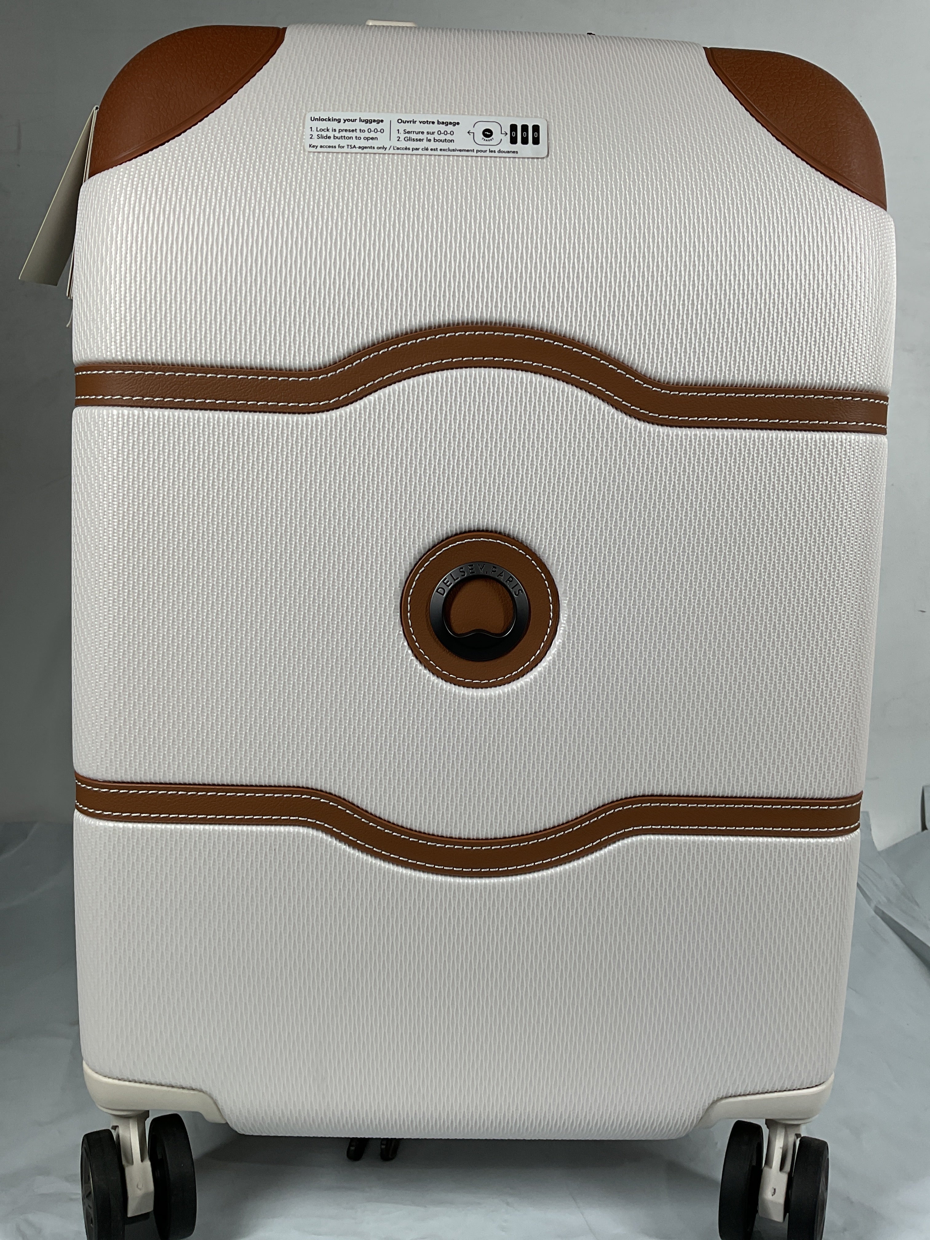DELSEY Paris Chatelet Air 2.0 Hardside Luggage with Spinner Wheels ( Angora , Carry-on 21 Inch ) Angora Carry On 21 Inch U9