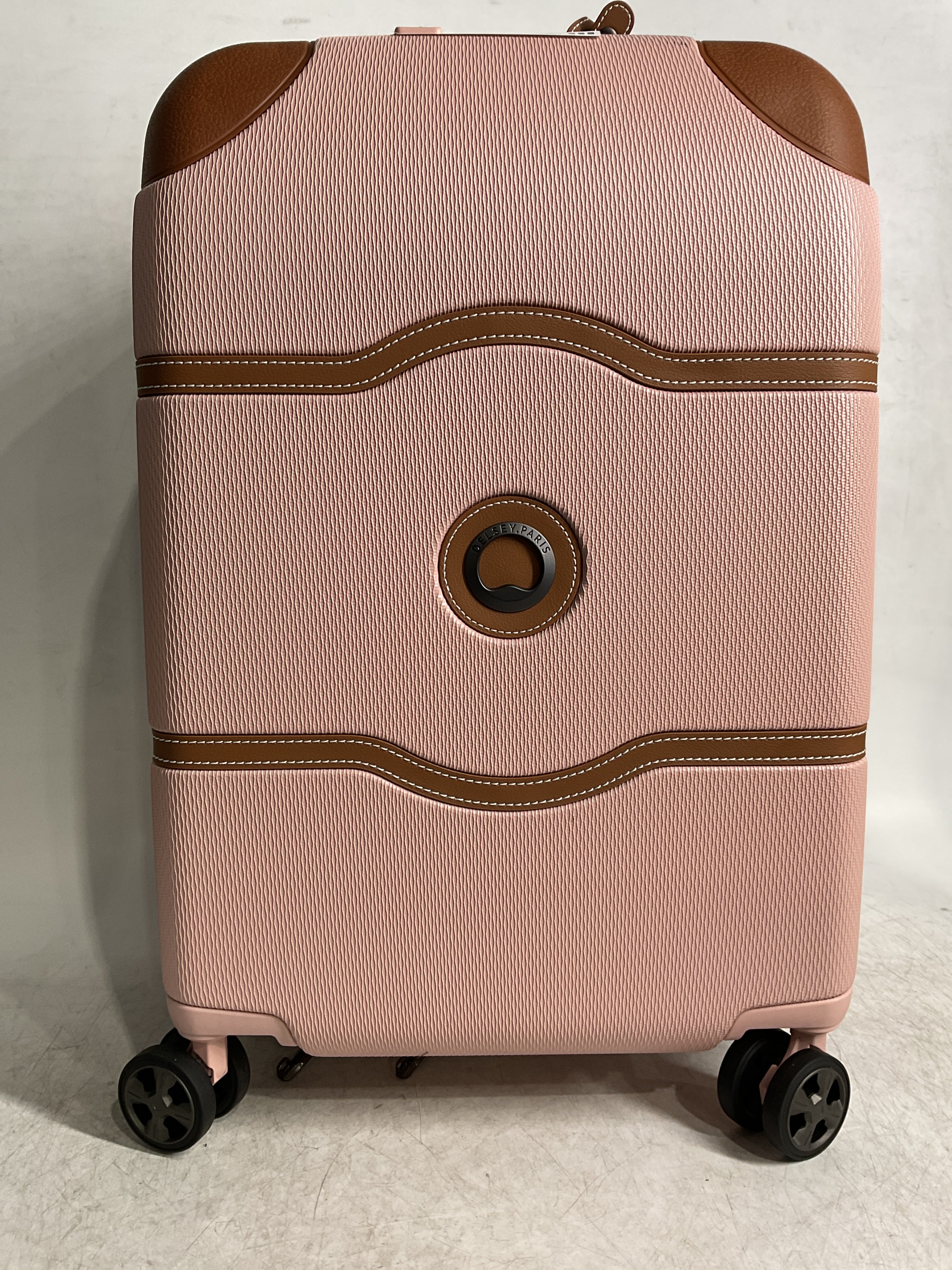 DELSEY Paris Chatelet Air 2.0 Hardside Luggage with Spinner Wheels ( Blush , Carry-on 20 Inch ) Blush Carry On 20 Inch U1