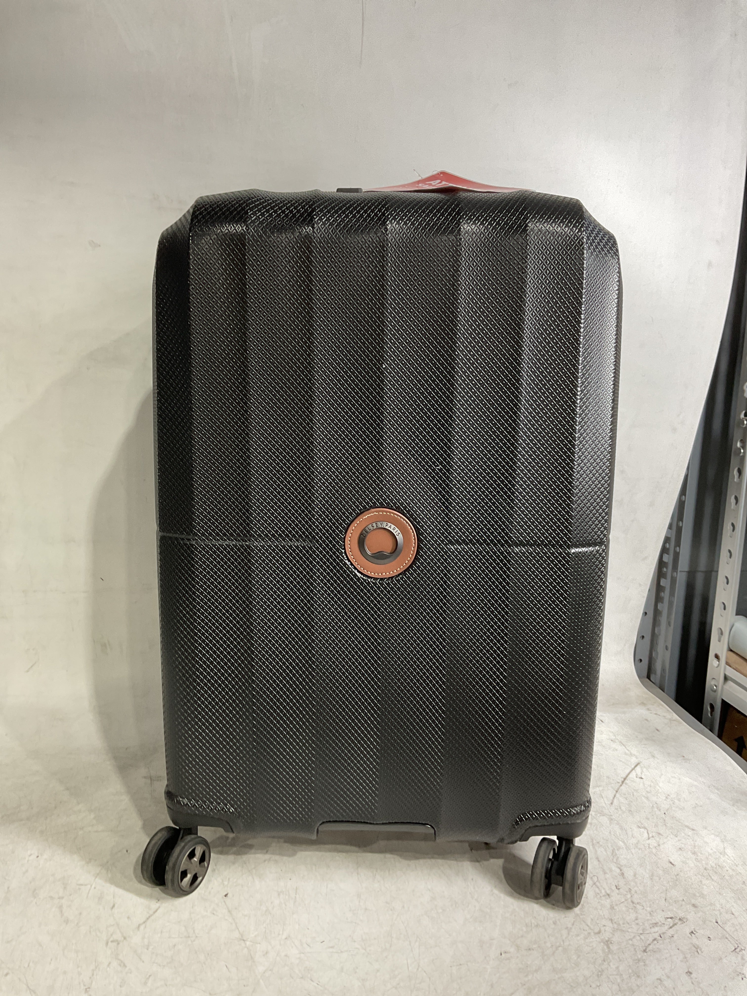 Delsey Paris Carrousel 28" Expandable Carry-On Spinner ( Black , Checked-Medium 24 Inch ) Black Checked Medium 24 Inch U5