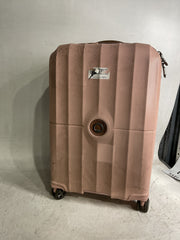 Delsey Paris Carrousel 28" Expandable Carry-On Spinner ( Pink , Checked-Medium 24 Inch ) Pink Checked Medium 24 Inch U6