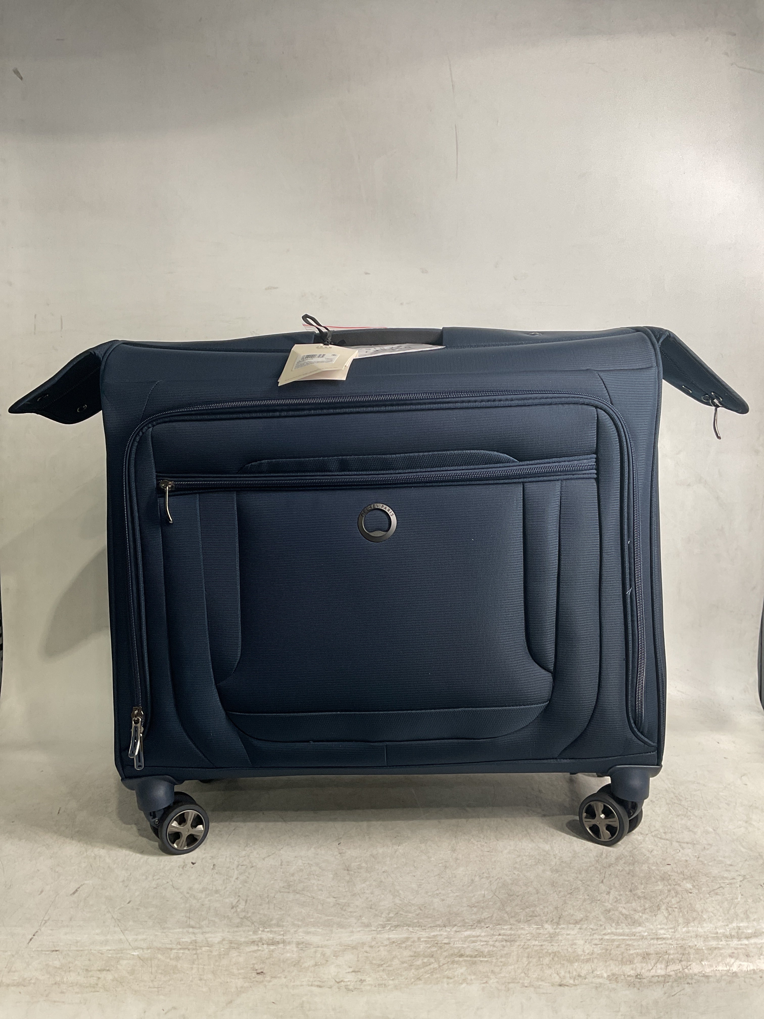 DELSEY Paris Helium DLX Carryon Garment Bag with Spinner Wheels ( Blue , Carry on 20 Inch ) Blue Carry On 20 Inch U1