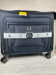 DELSEY Paris Helium DLX Carryon Garment Bag with Spinner Wheels ( Blue , Carry on 20 Inch ) Blue Carry On 20 Inch U5