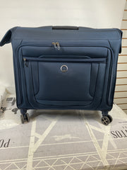 DELSEY Paris Helium DLX Carryon Garment Bag with Spinner Wheels ( Blue , Carry on 20 Inch ) Blue Carry On 20 Inch U7