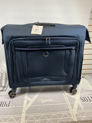 DELSEY Paris Helium DLX Carryon Garment Bag with Spinner Wheels ( Blue , Carry on 20 Inch ) Blue Carry On 20 Inch U9
