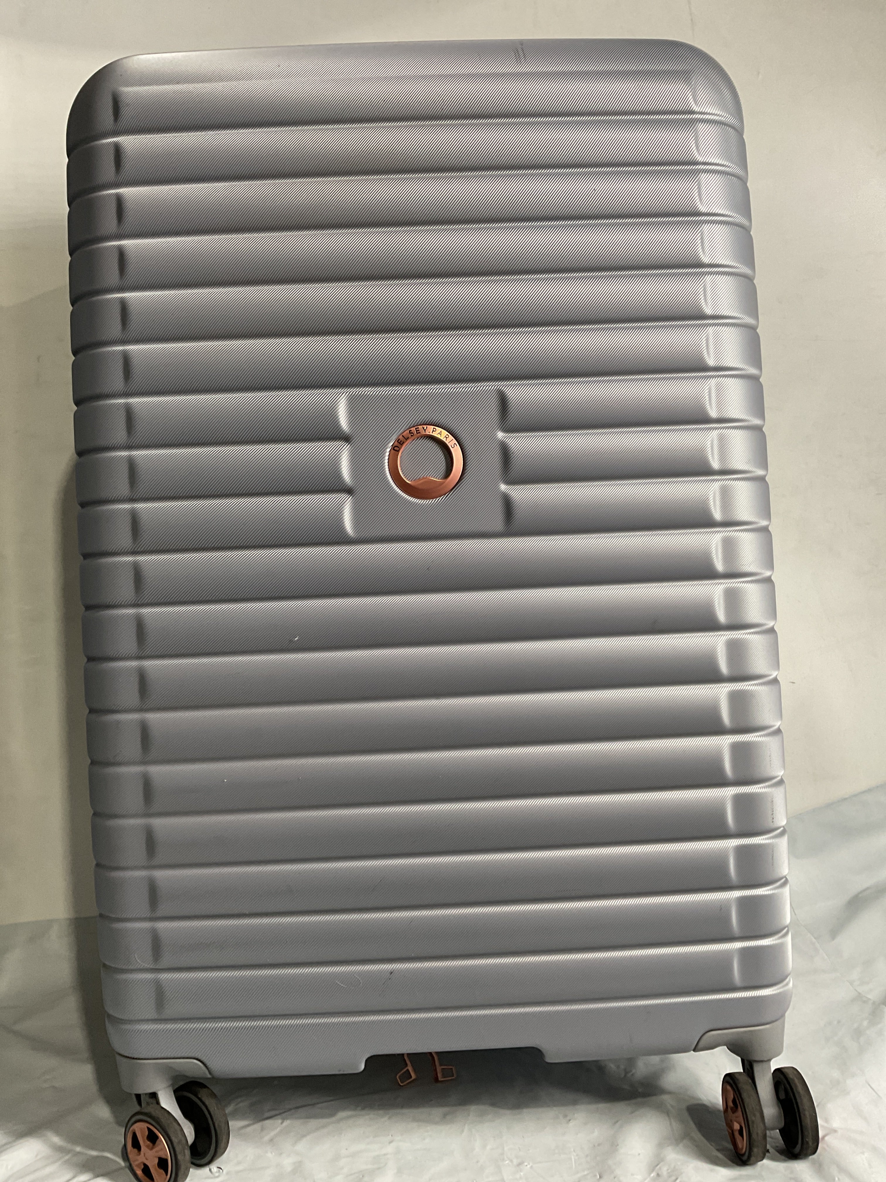 DELSEY Paris Cruise 3.0 28" Expandable Upright ( Platinum , 28" Checked Upright ) Platinum 28 Checked Upright U6