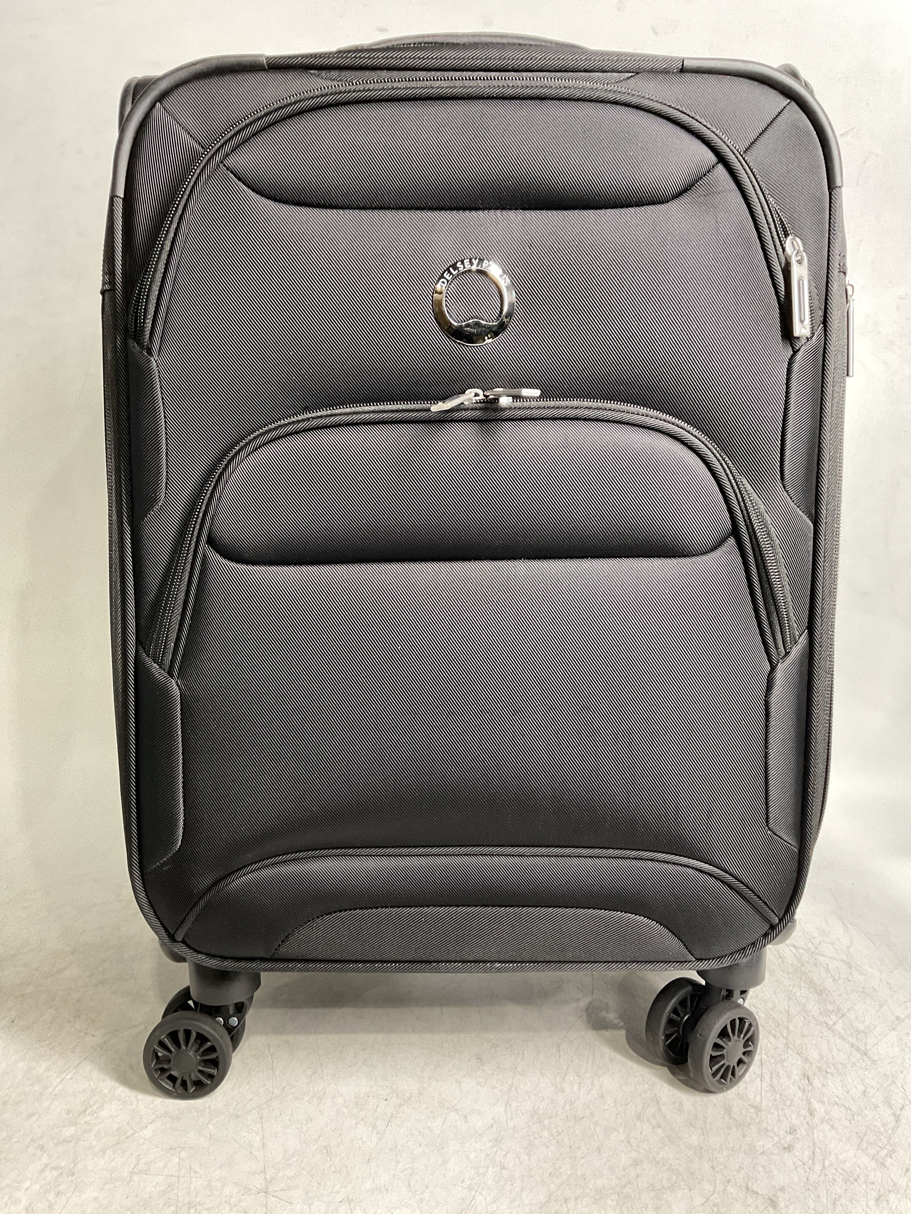DELSEY Paris Sky Max 2.0 Softside Expandable Luggage with Spinner Wheels ( Black , Carry-on 21 Inch ) Black Carry On 21 Inch U5