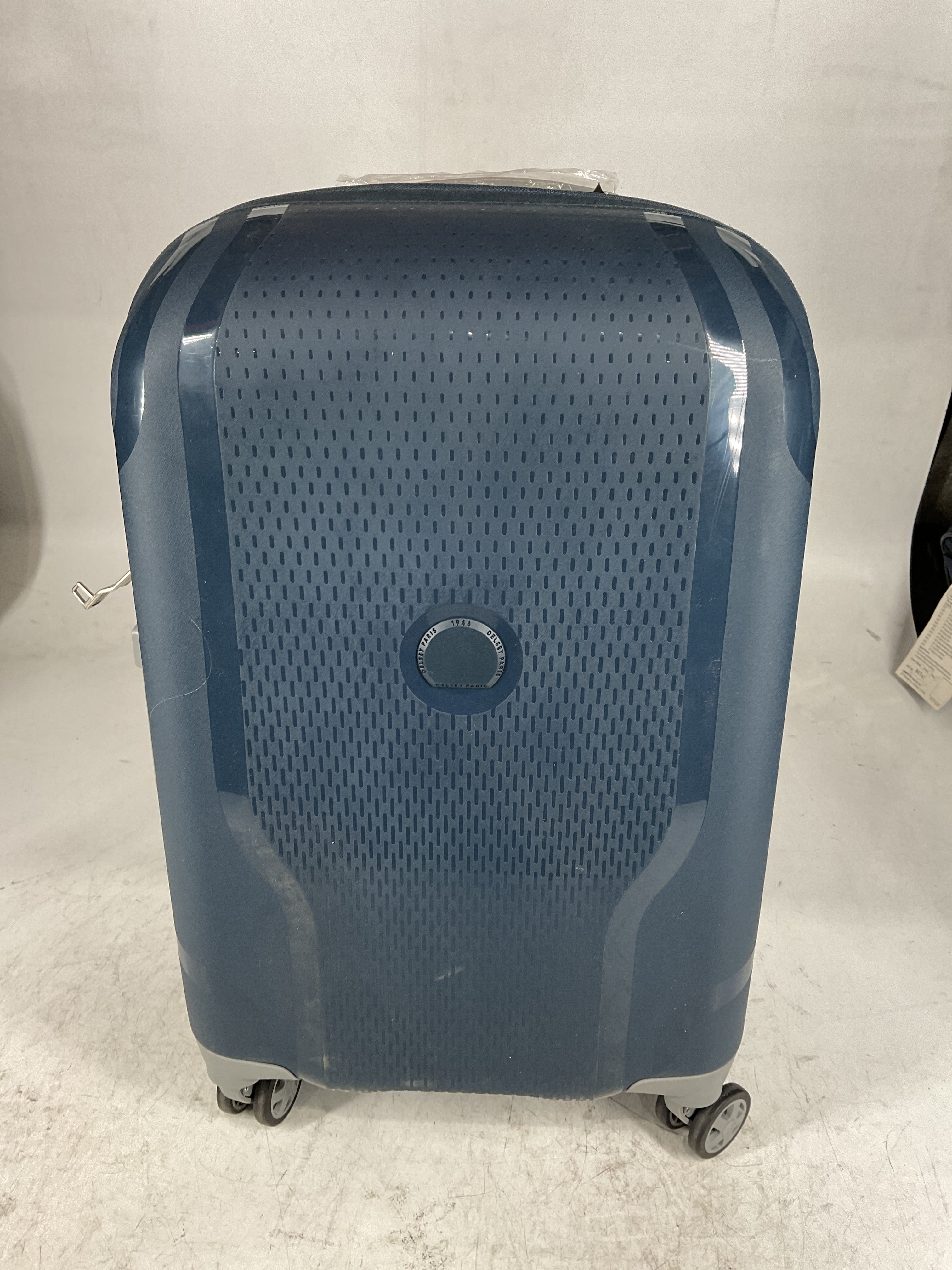DELSEY Paris Clavel Hardside Expandable Luggage with Spinner Wheels BLUE JEAN Carry On 19 Inch U12
