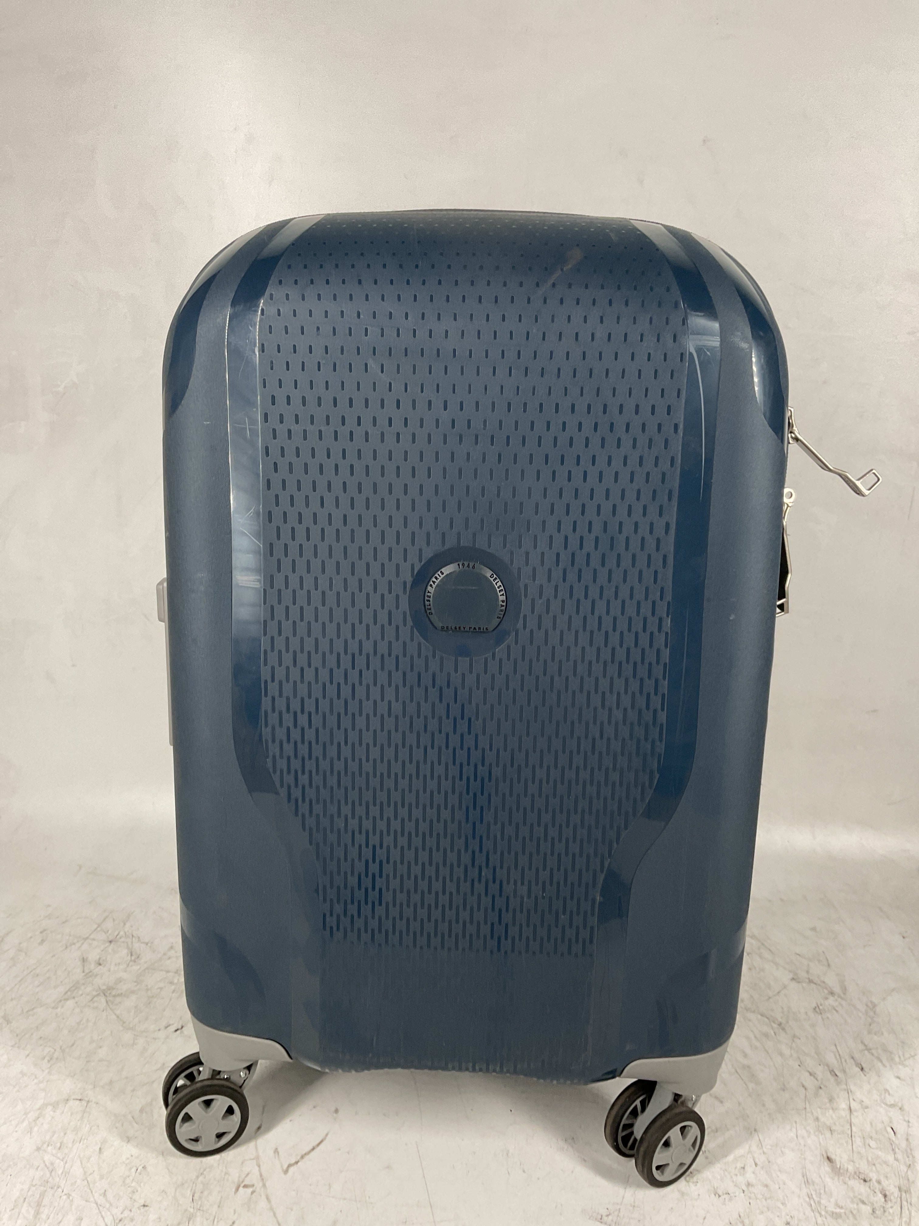 DELSEY Paris Clavel Hardside Expandable Luggage with Spinner Wheels BLUE JEAN Carry On 19 Inch U17