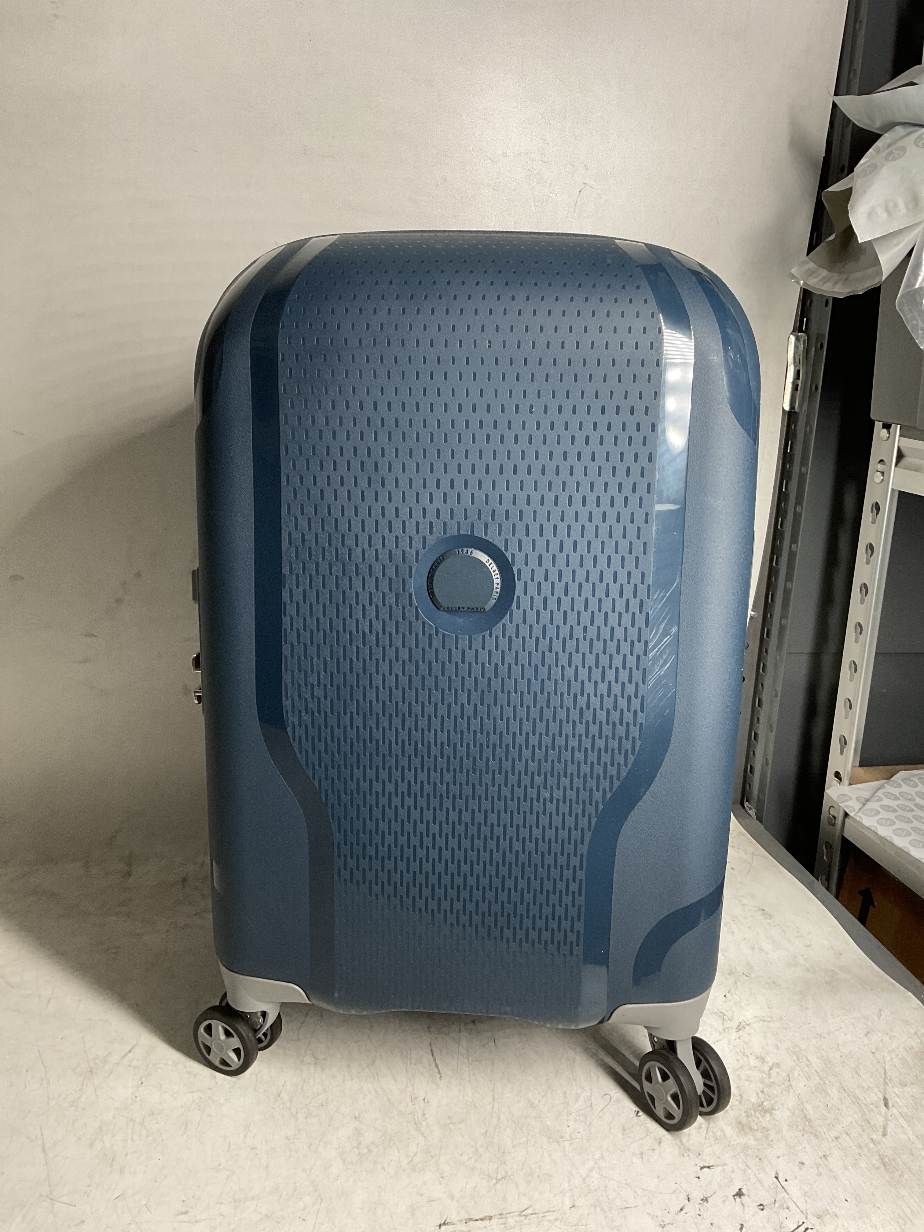 DELSEY Paris Clavel Hardside Expandable Luggage with Spinner Wheels ( BLUE JEAN , Carry-On 19 Inch ) BLUE JEAN Carry On 19 Inch U21