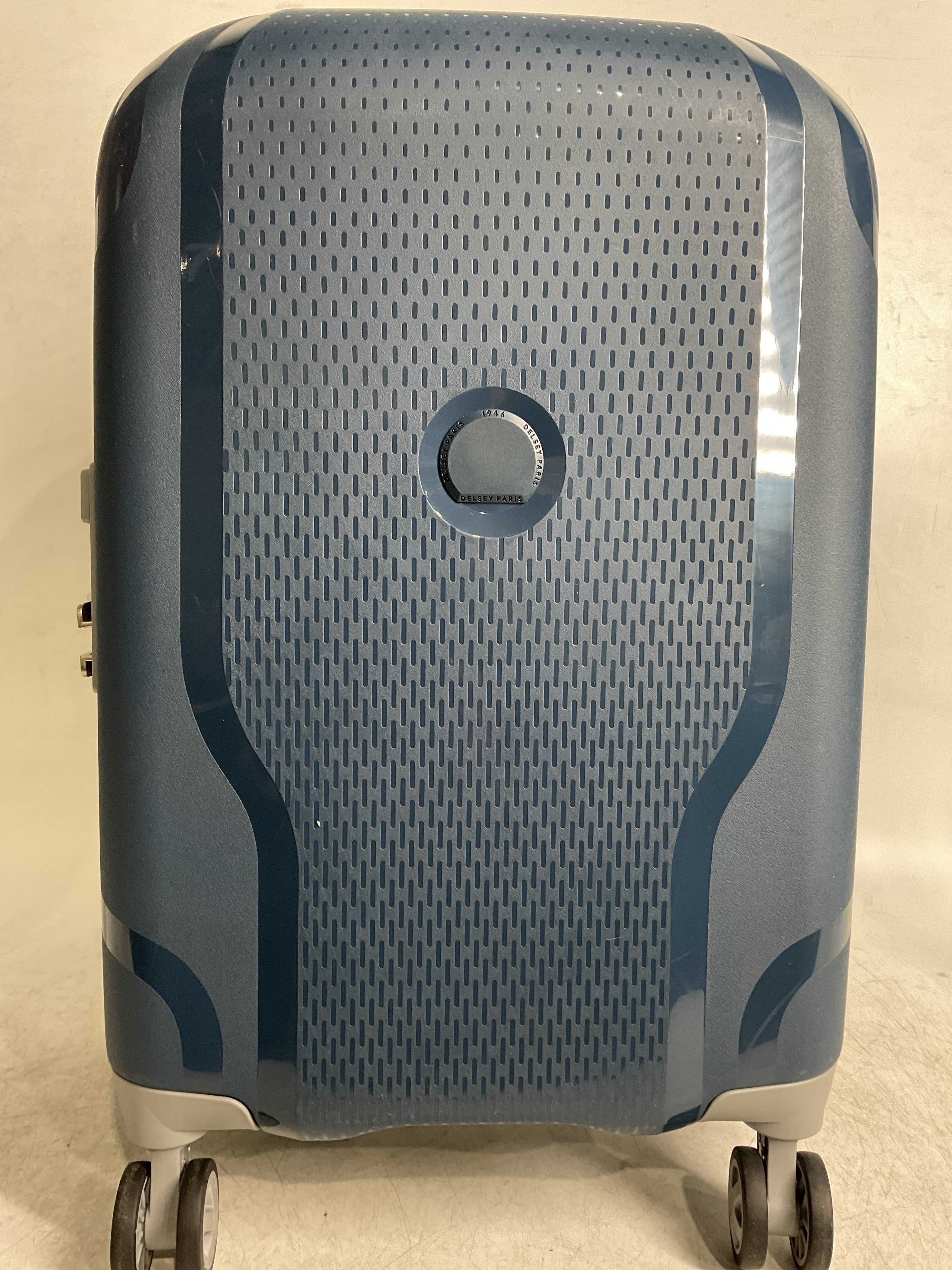 DELSEY Paris Clavel Hardside Expandable Luggage with Spinner Wheels ( BLUE JEAN , Carry-On 19 Inch ) BLUE JEAN Carry On 19 Inch U32