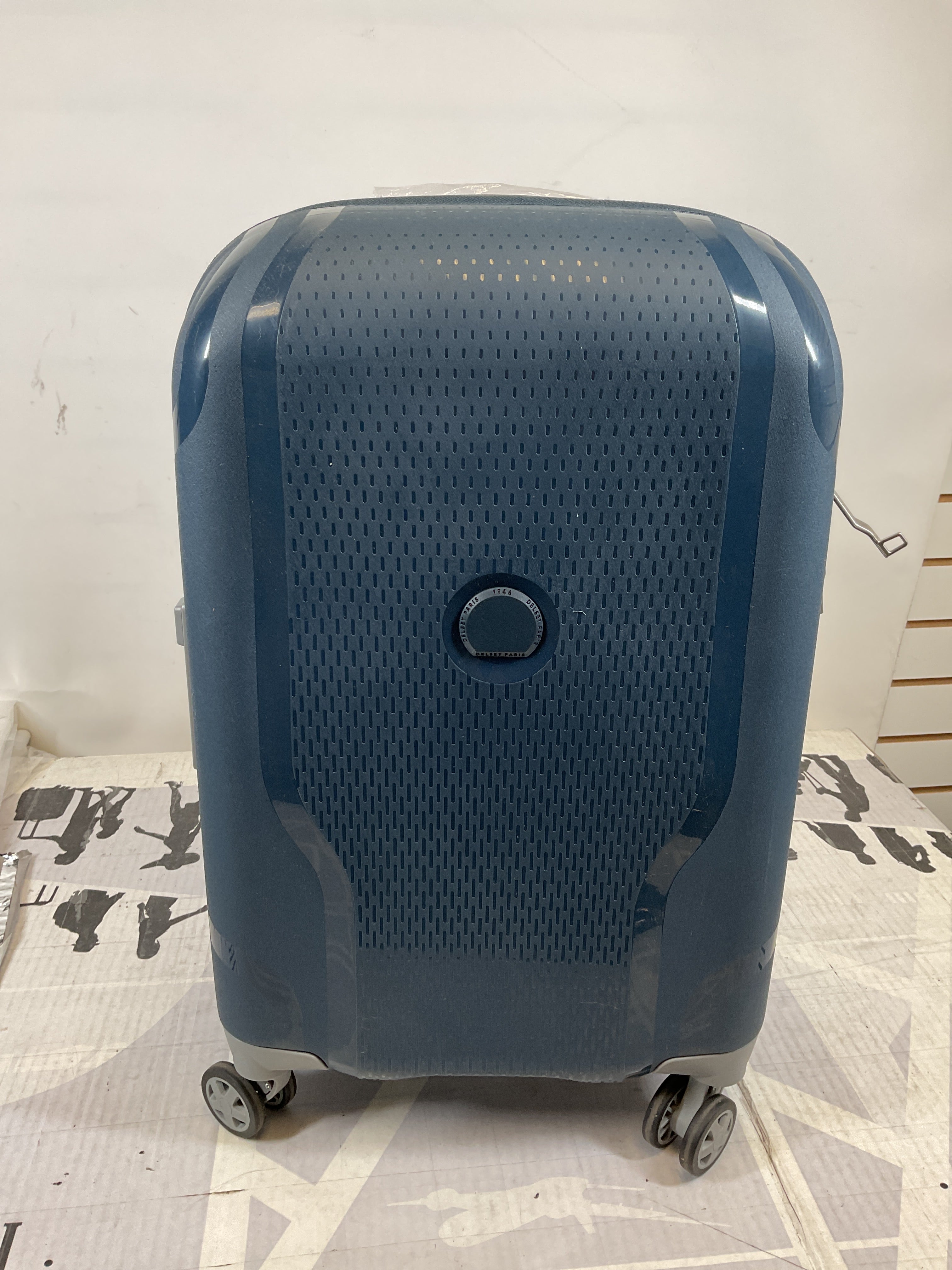 DELSEY Paris Clavel Hardside Expandable Luggage with Spinner Wheels ( BLUE JEAN , Carry-On 19 Inch ) BLUE JEAN Carry On 19 Inch U41