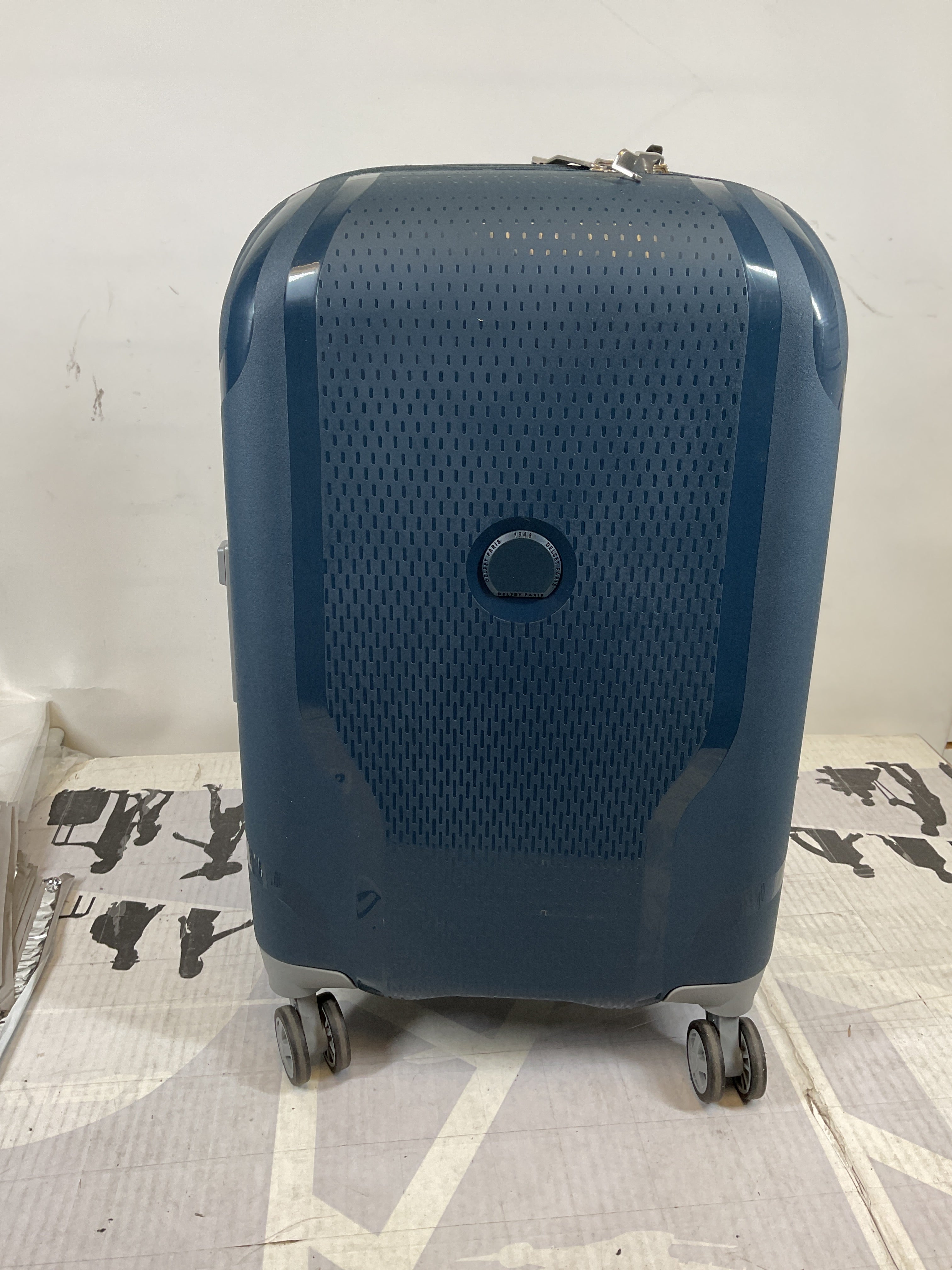DELSEY Paris Clavel Hardside Expandable Luggage with Spinner Wheels ( BLUE JEAN , Carry-On 19 Inch ) BLUE JEAN Carry On 19 Inch U42