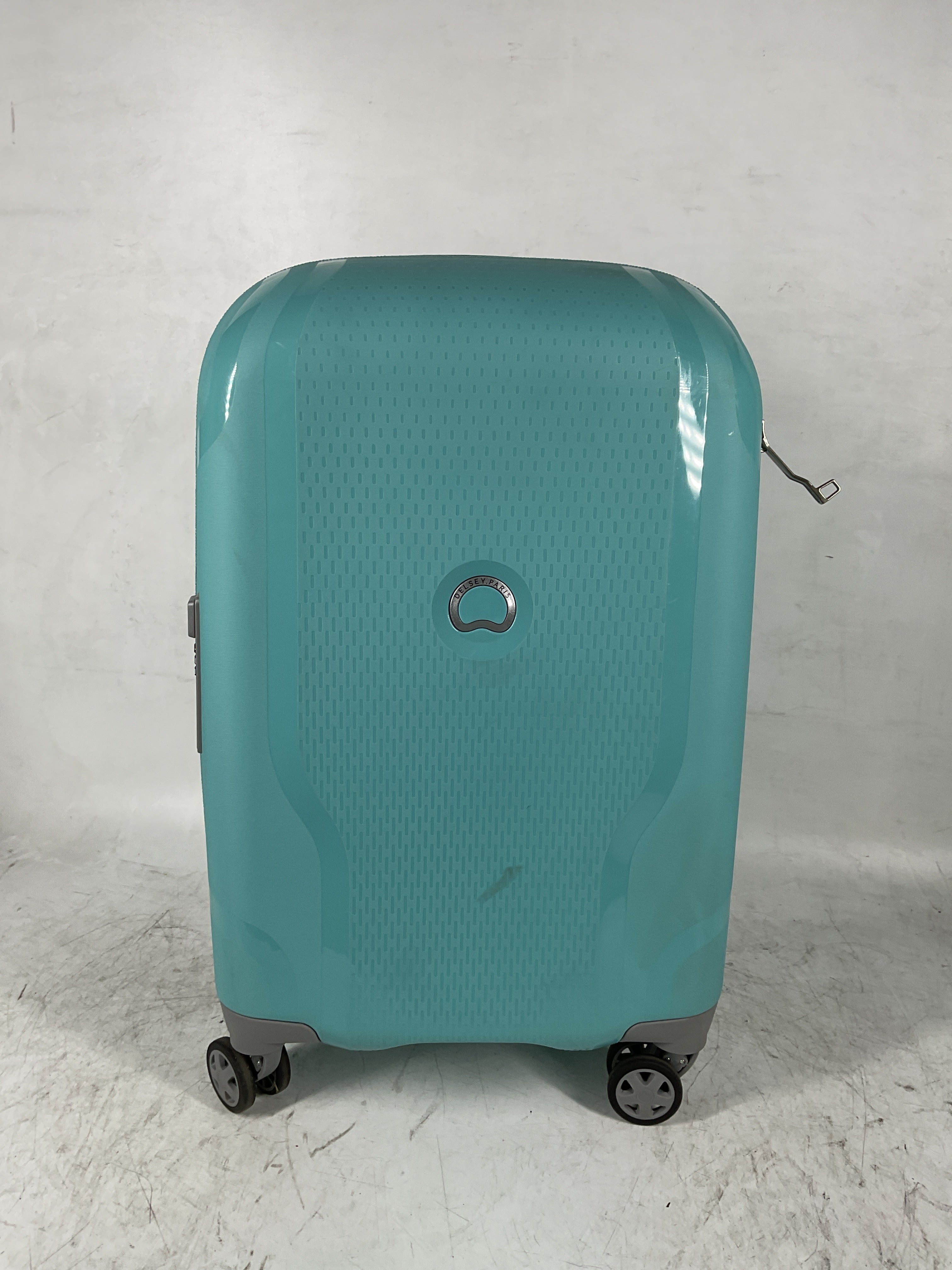 DELSEY Paris Clavel Hardside Expandable Luggage with Spinner Wheels ( Teal Blue , Carry-On 19 Inch ) Teal Blue Carry On 19 Inch U7