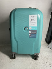 DELSEY Paris Clavel Hardside Expandable Luggage with Spinner Wheels ( Teal Blue , Carry-On 19 Inch ) Teal Blue Carry On 19 Inch U8