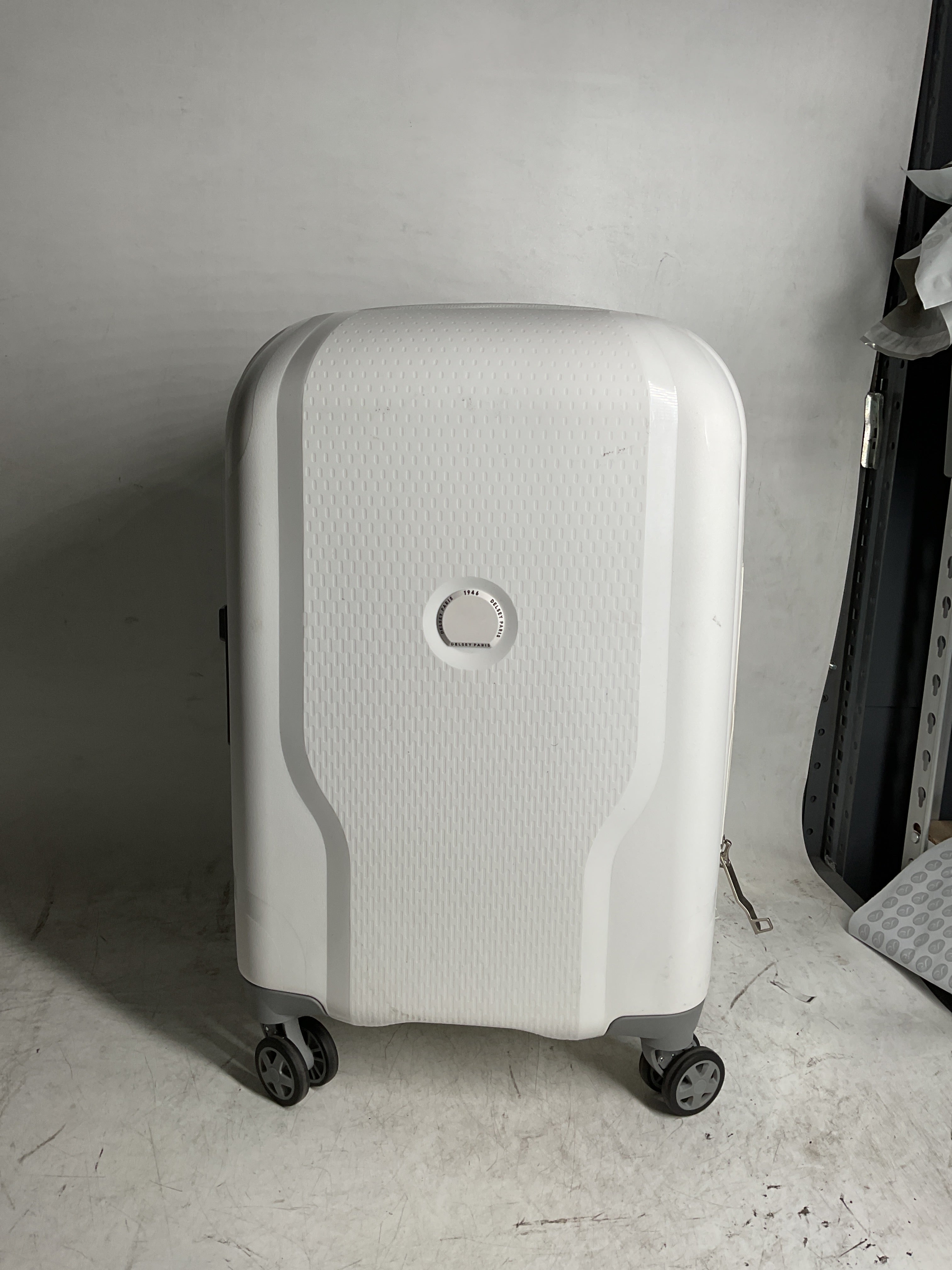 DELSEY Paris Clavel Hardside Expandable Luggage with Spinner Wheels ( WHITE , Carry-On 19 Inch ) WHITE Carry On 19 Inch U5