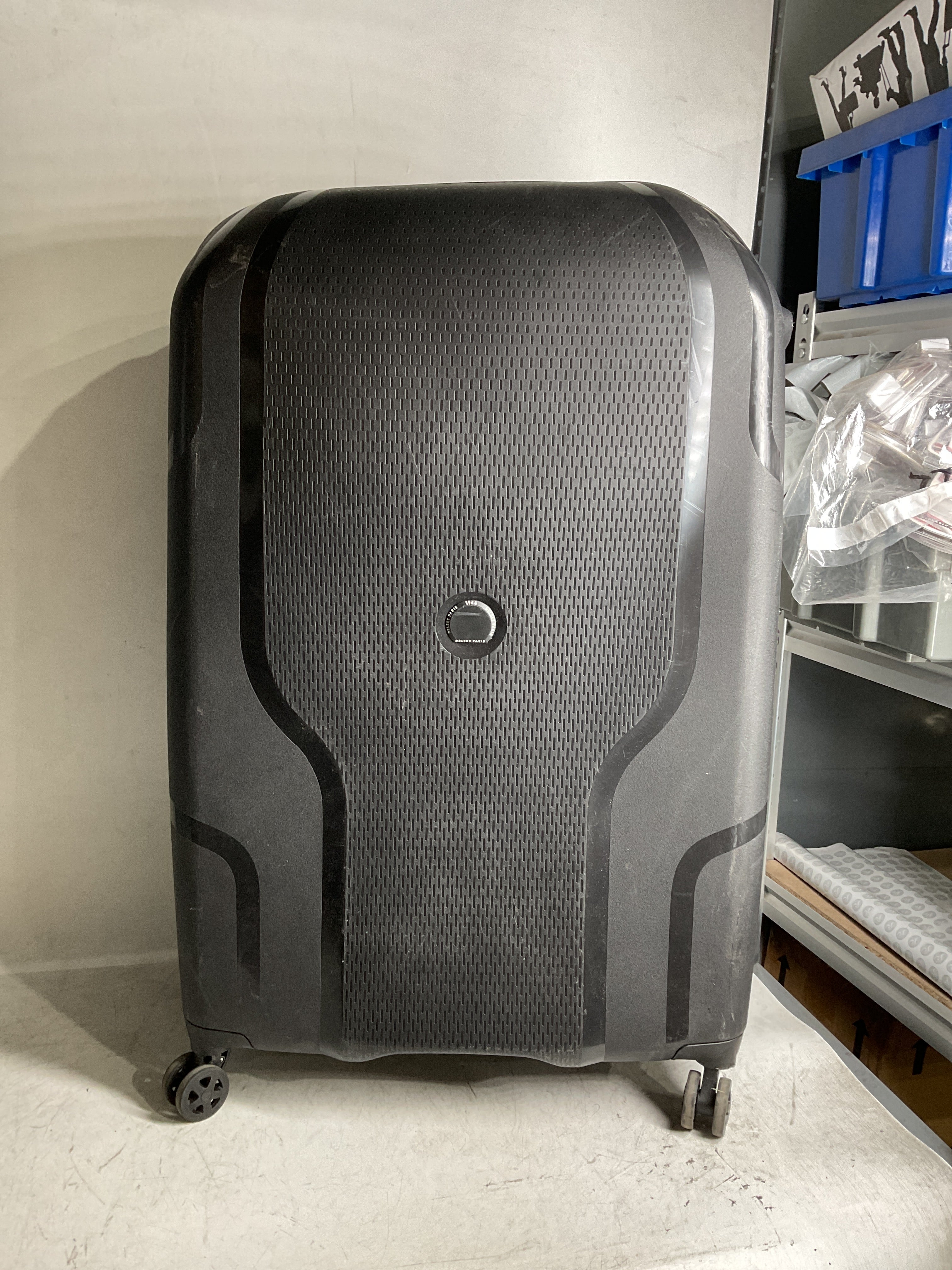 DELSEY Paris Clavel Hardside Expandable Luggage with Spinner Wheels ( BLACK , Checked-Large 30 Inch ) BLACK Checked Large 30 Inch U14
