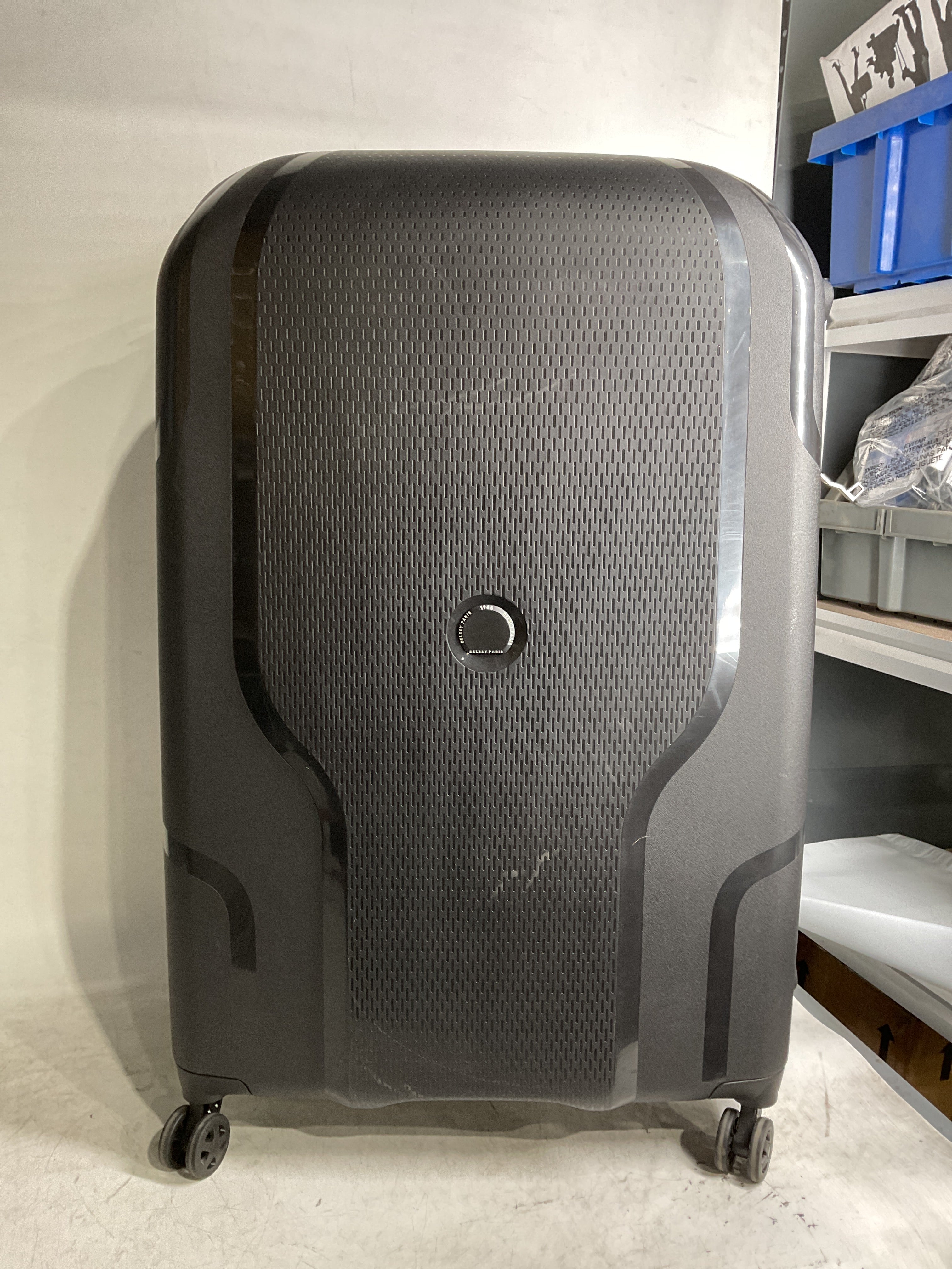 DELSEY Paris Clavel Hardside Expandable Luggage with Spinner Wheels ( BLACK , Checked-Large 30 Inch ) BLACK Checked Large 30 Inch U15