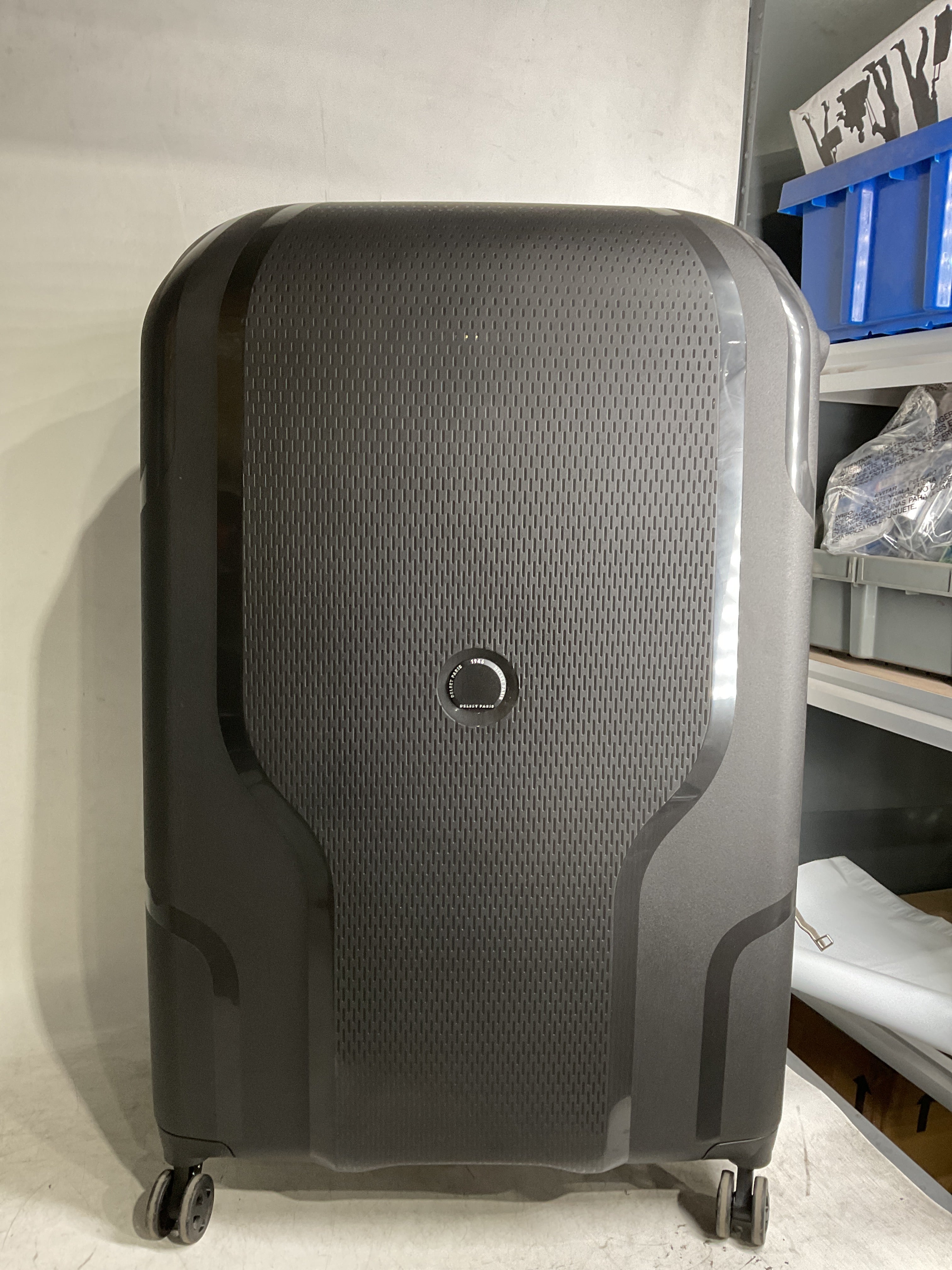 DELSEY Paris Clavel Hardside Expandable Luggage with Spinner Wheels ( BLACK , Checked-Large 30 Inch ) BLACK Checked Large 30 Inch U16