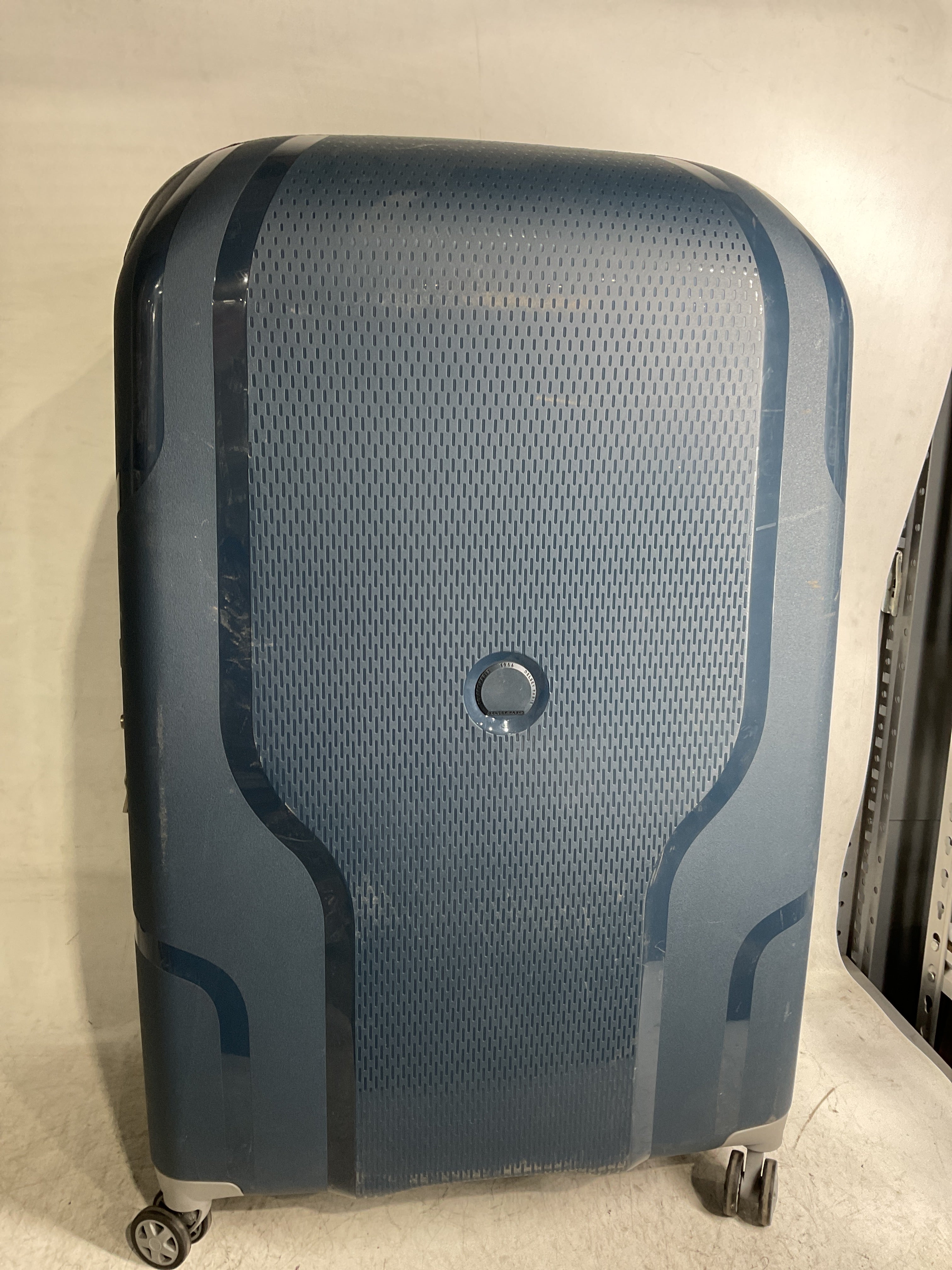 DELSEY Paris Clavel Hardside Expandable Luggage with Spinner Wheels ( BLUE JEAN , Checked-Large 30 Inch ) BLUE JEAN Checked Large 30 Inch U28