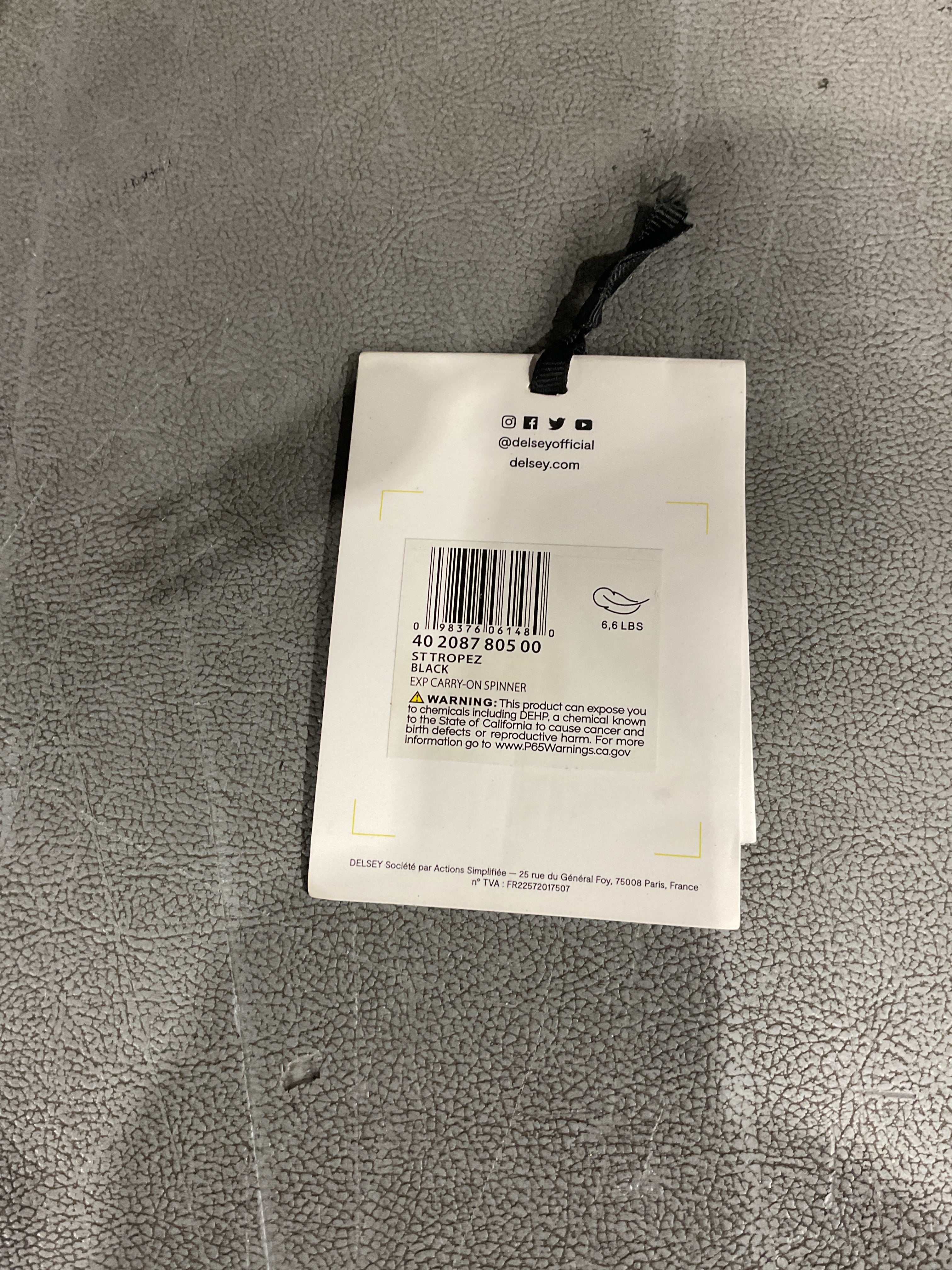 Delsey Paris St. Tropez Carry on Set of 4 Wheels U15