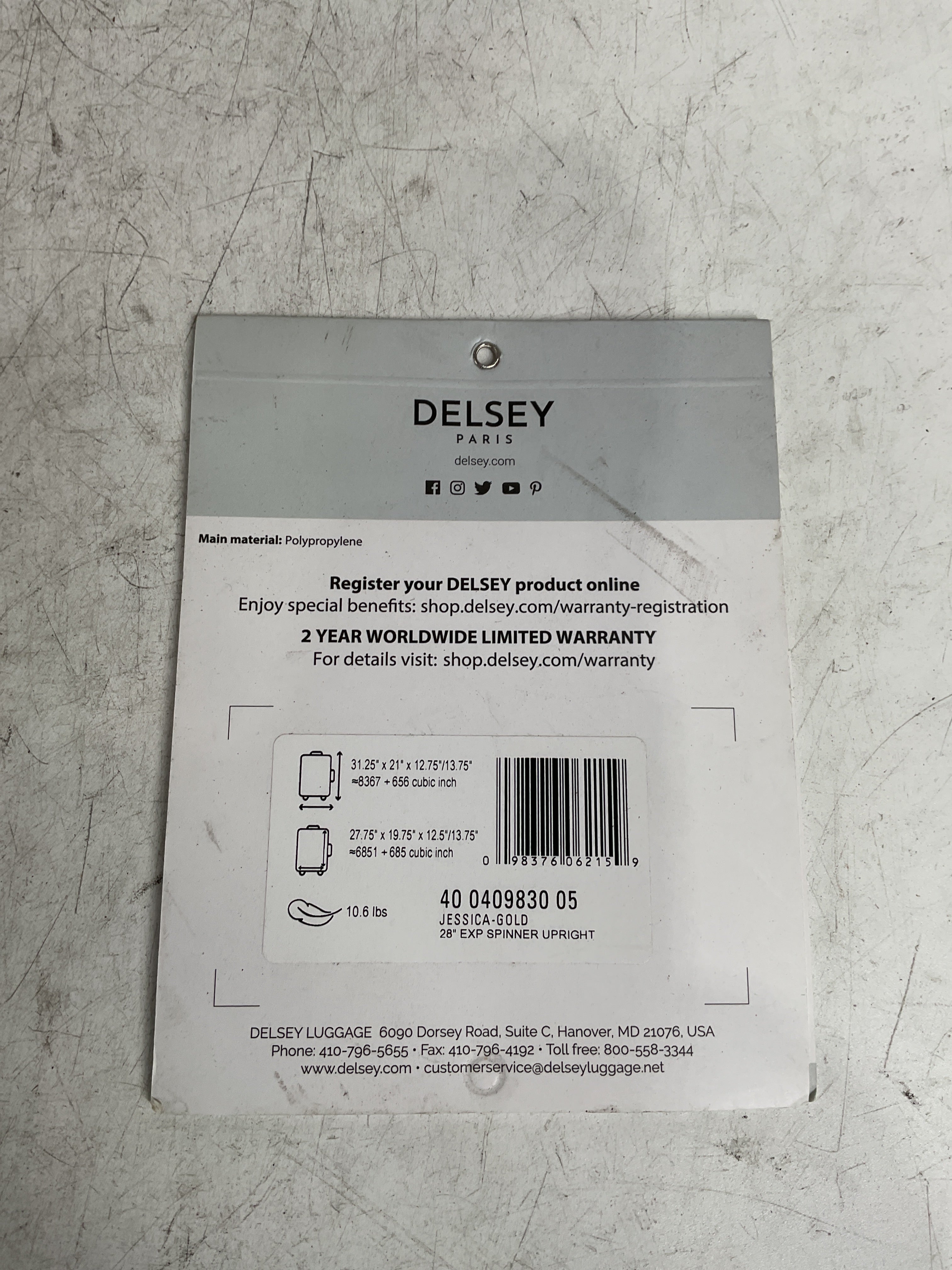 Delsey Paris Jessica Large Set of 4 WheeldU31