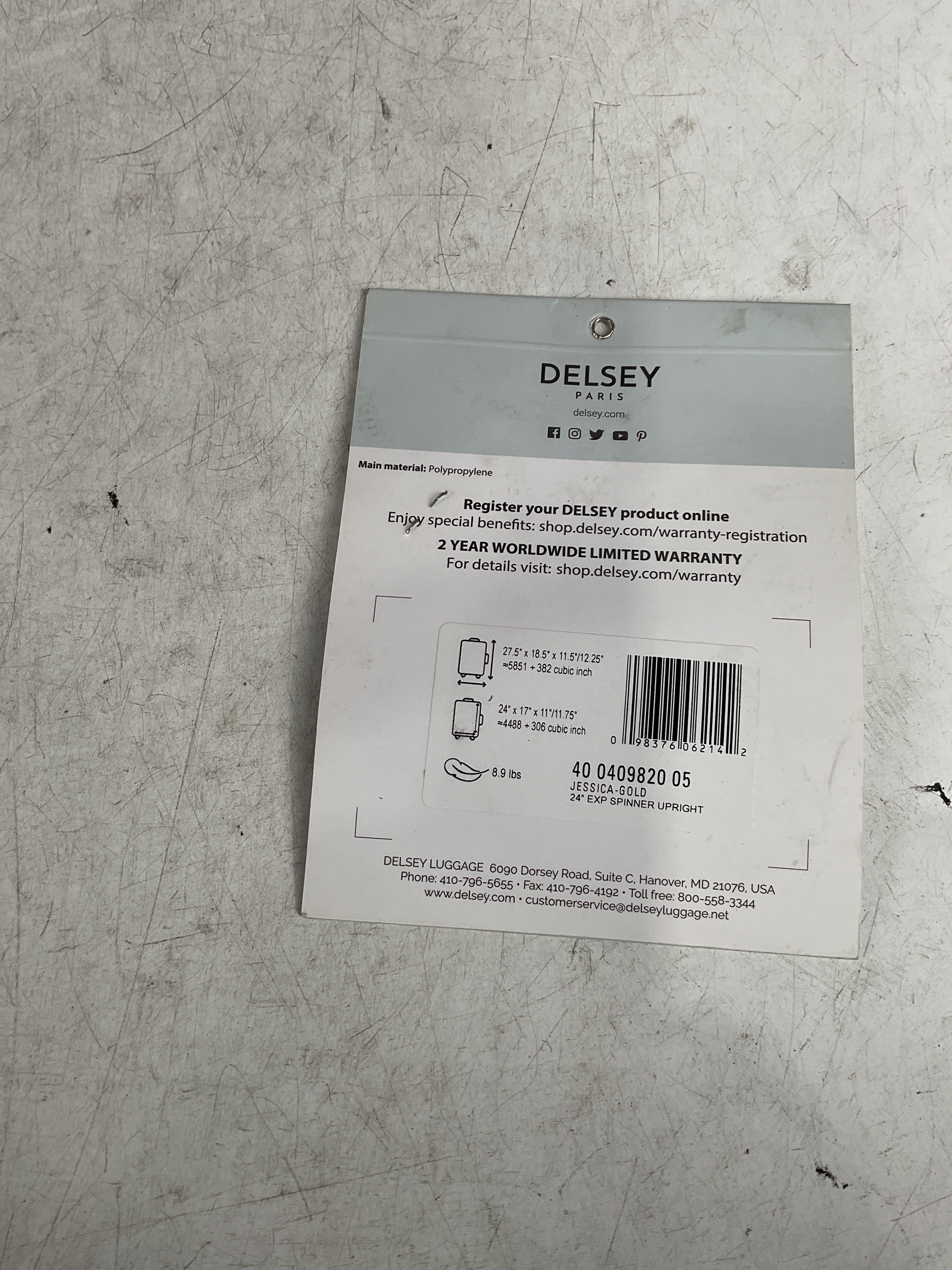 Delsey Jessica Medium Set of 4 Wheels U37