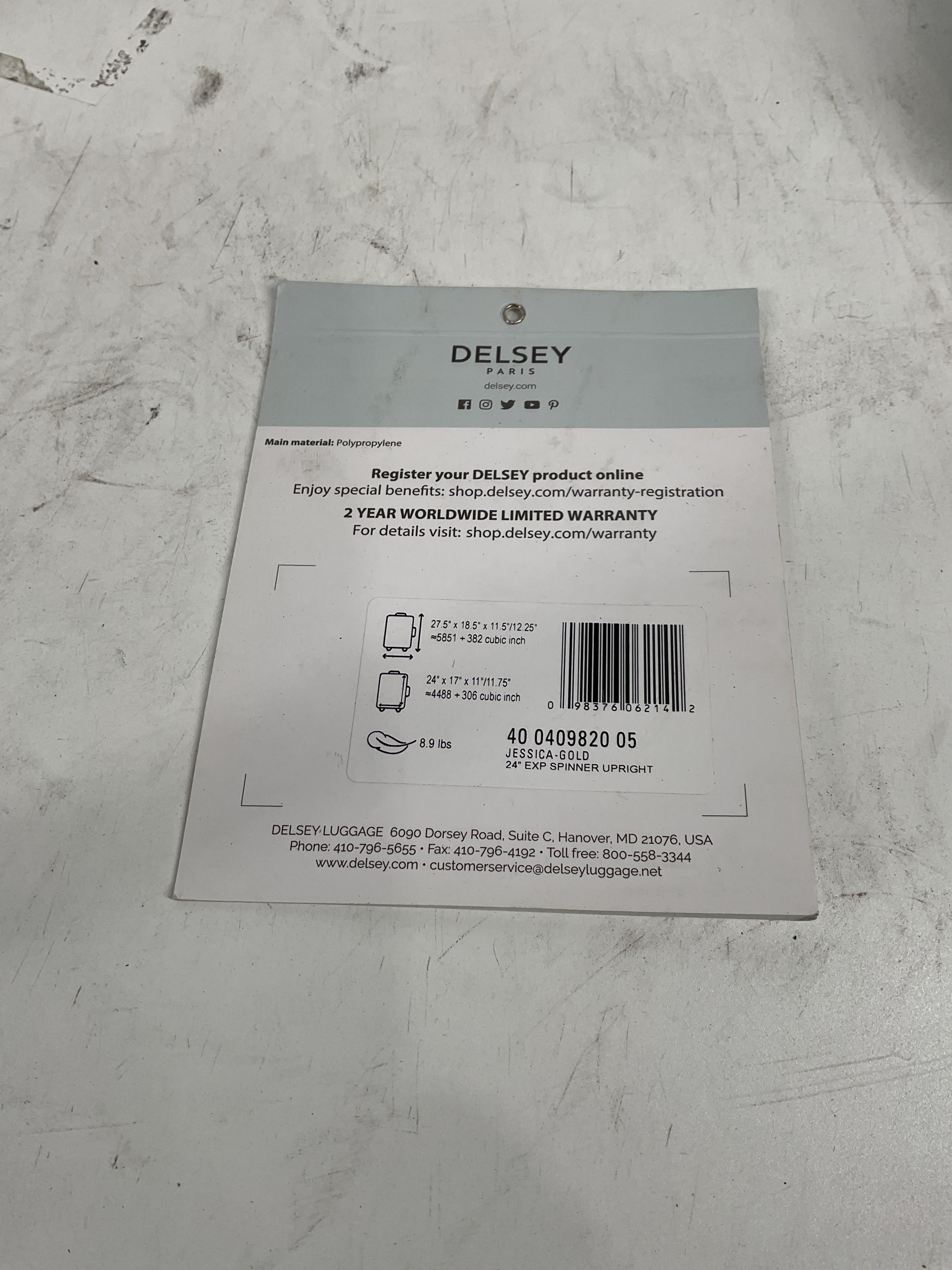 Delsey Paris Jessica Medium Set of 4 Wheels  U48