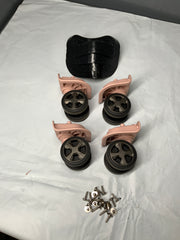 Delsey Paris Chatelet Pink Large Set of 4 Wheels U72