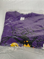 Disney Cruise Line Halloween Shirt Adult XL Purple Spooky Mickey Goofy Donald U1