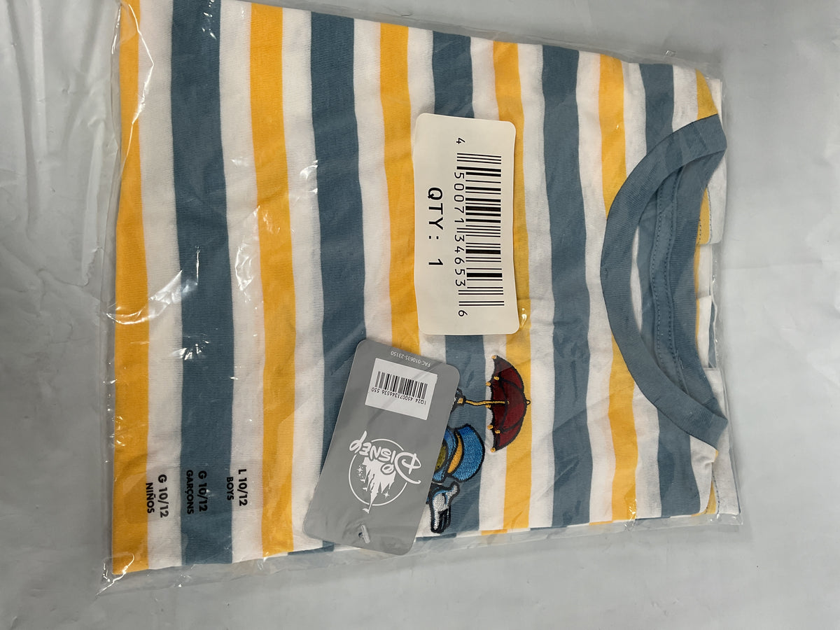 Disney Pinocchio T-shirt 10-12 White Yellow Blue U7