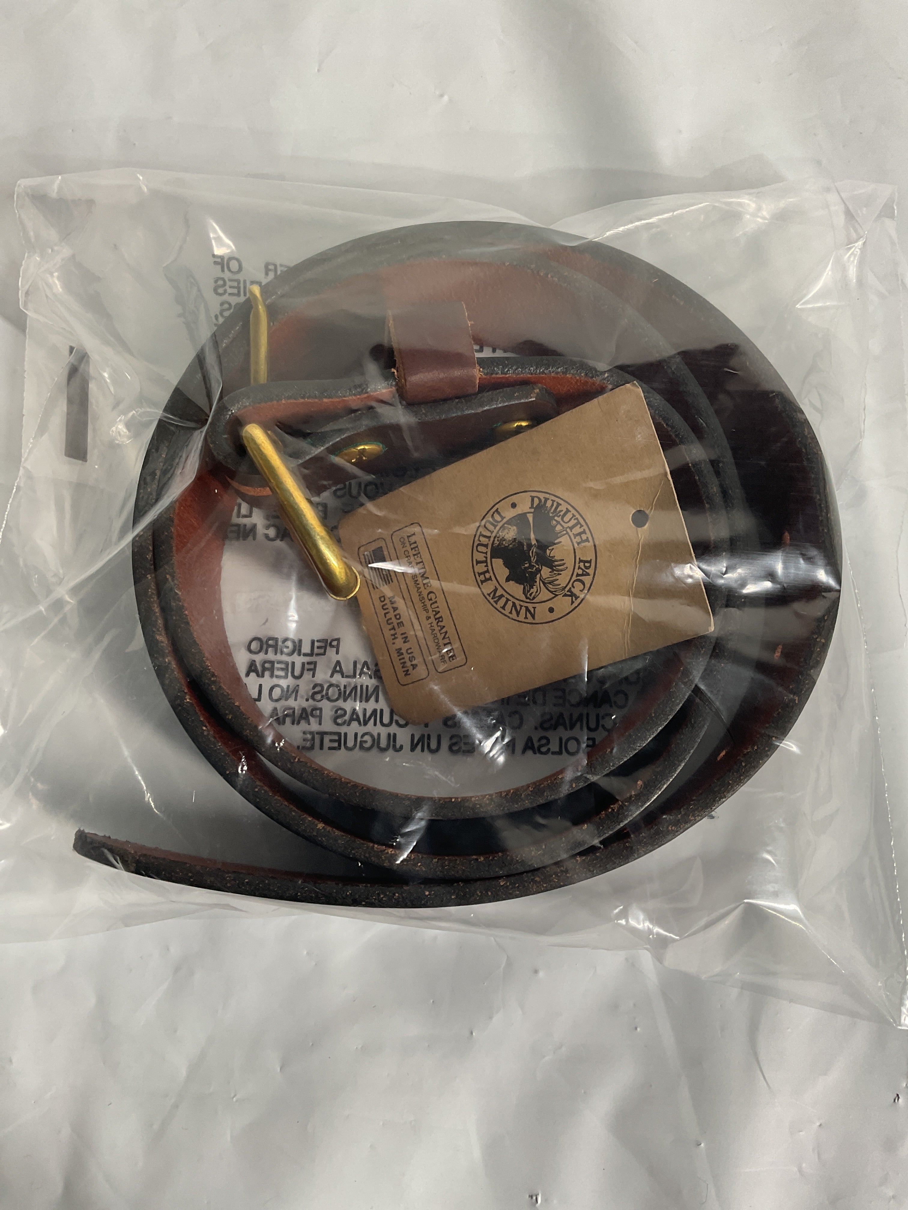 Duluth Pack Leather Belt ( Brown , 40, 1.5 inches ) Brown 40 1 5 Inches U2