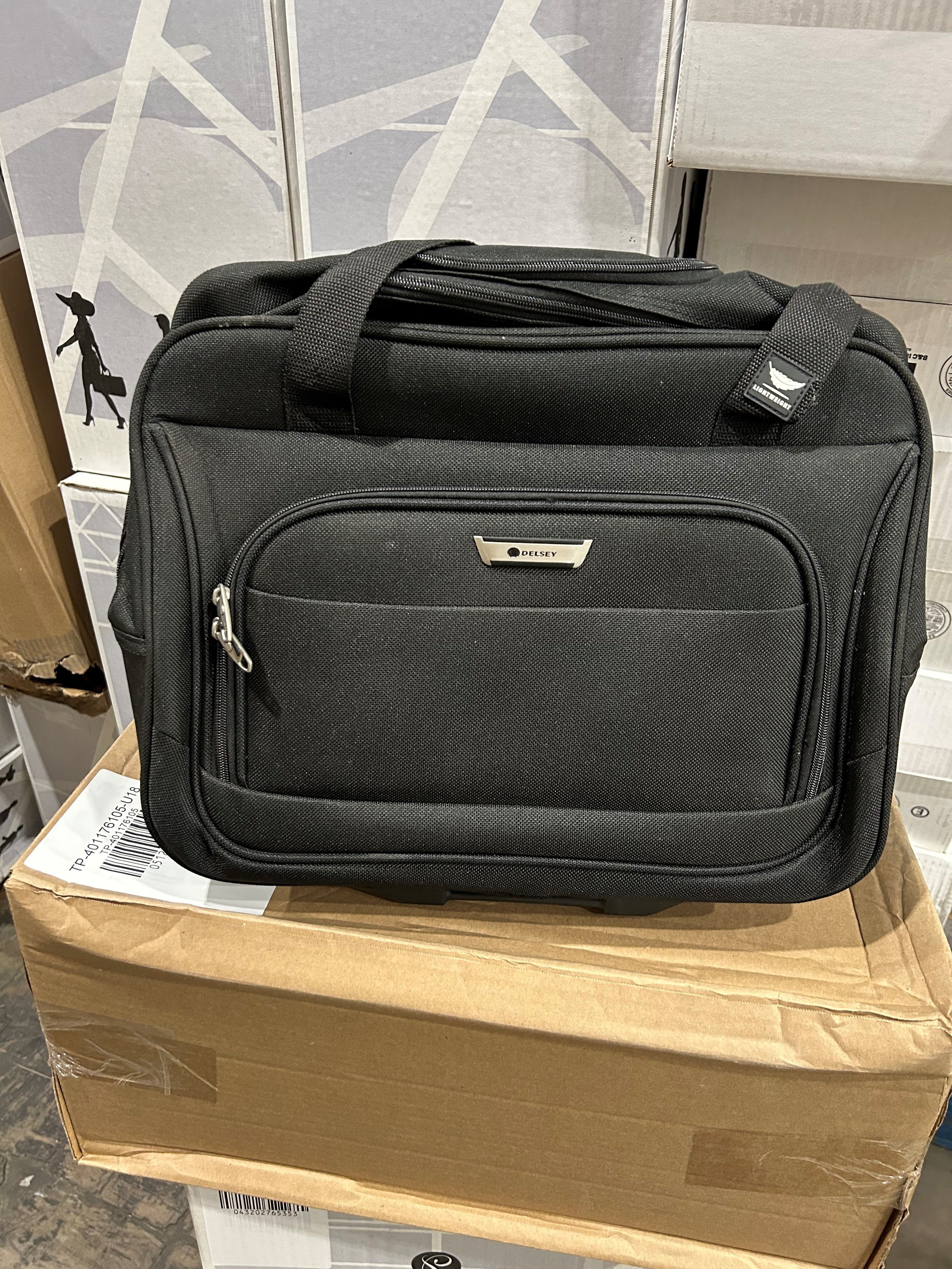 Delsey Luggage Helium Quantum Carry-on Rolling Tote U1