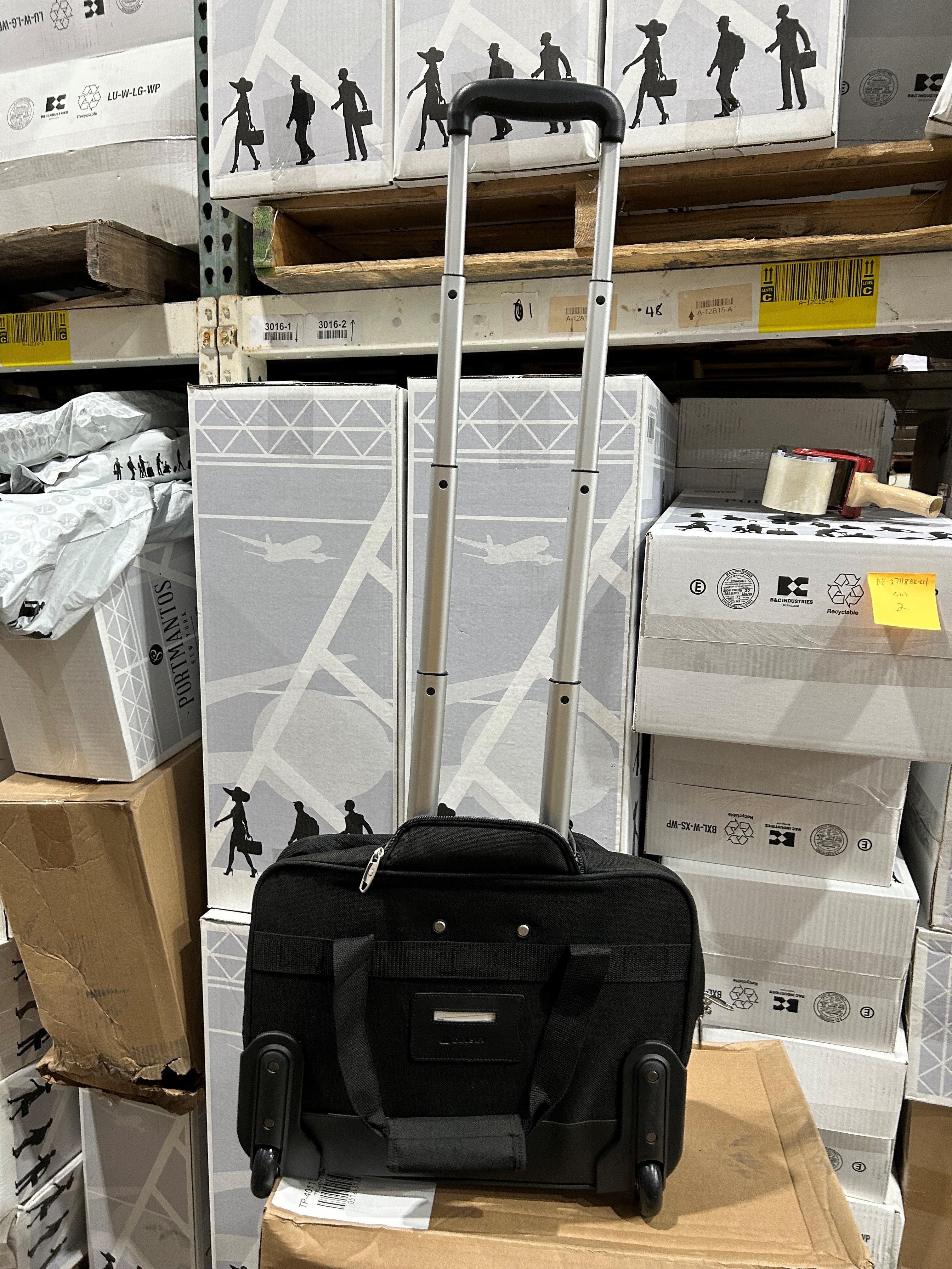 Delsey Luggage Helium Quantum Carry-on Rolling Tote U1