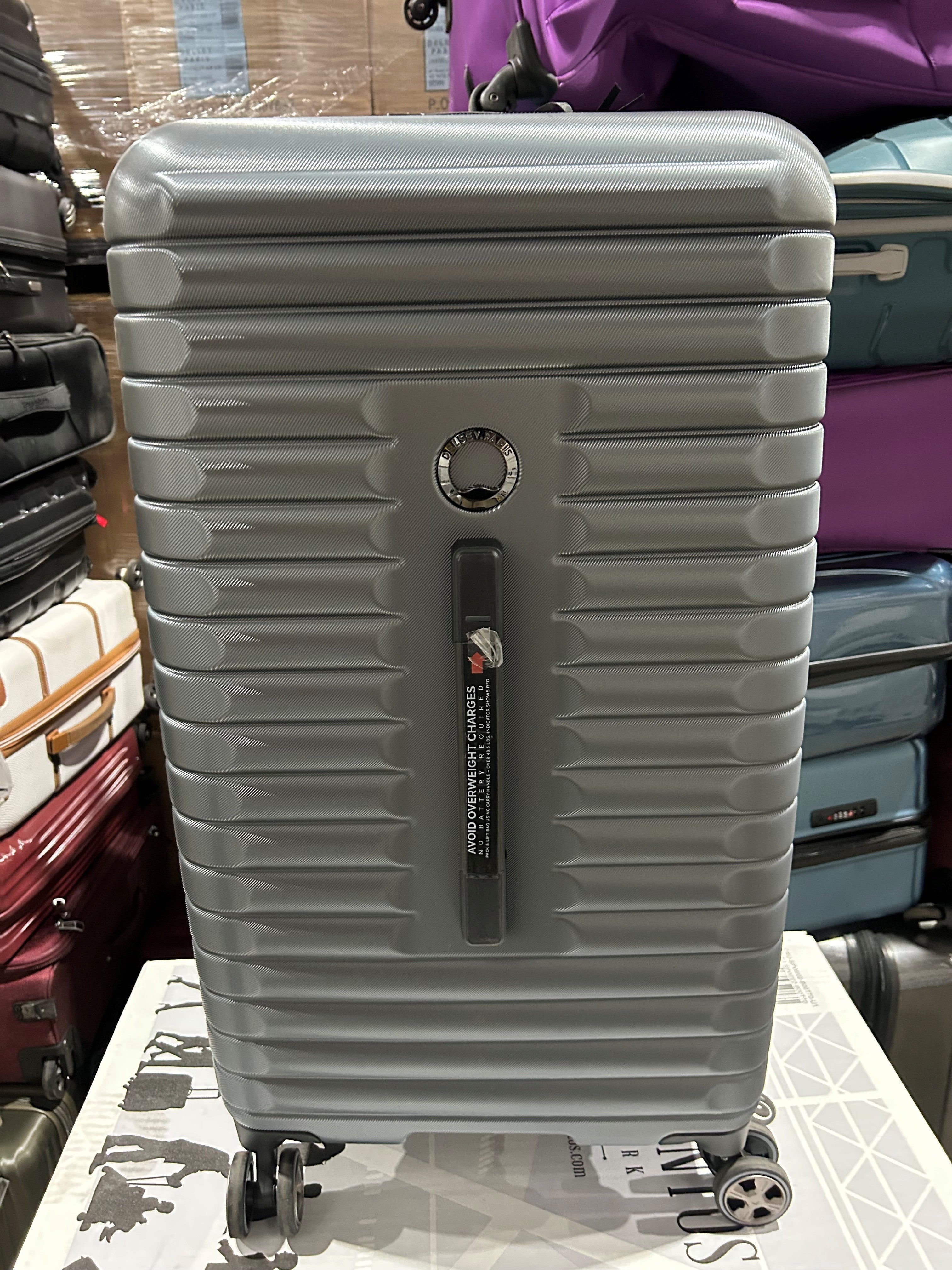 DELSEY Paris Cruise 3.0 Hardside Expandable Luggage with Spinner Wheels, Graphite, Checked 26 Inch Trunk U1