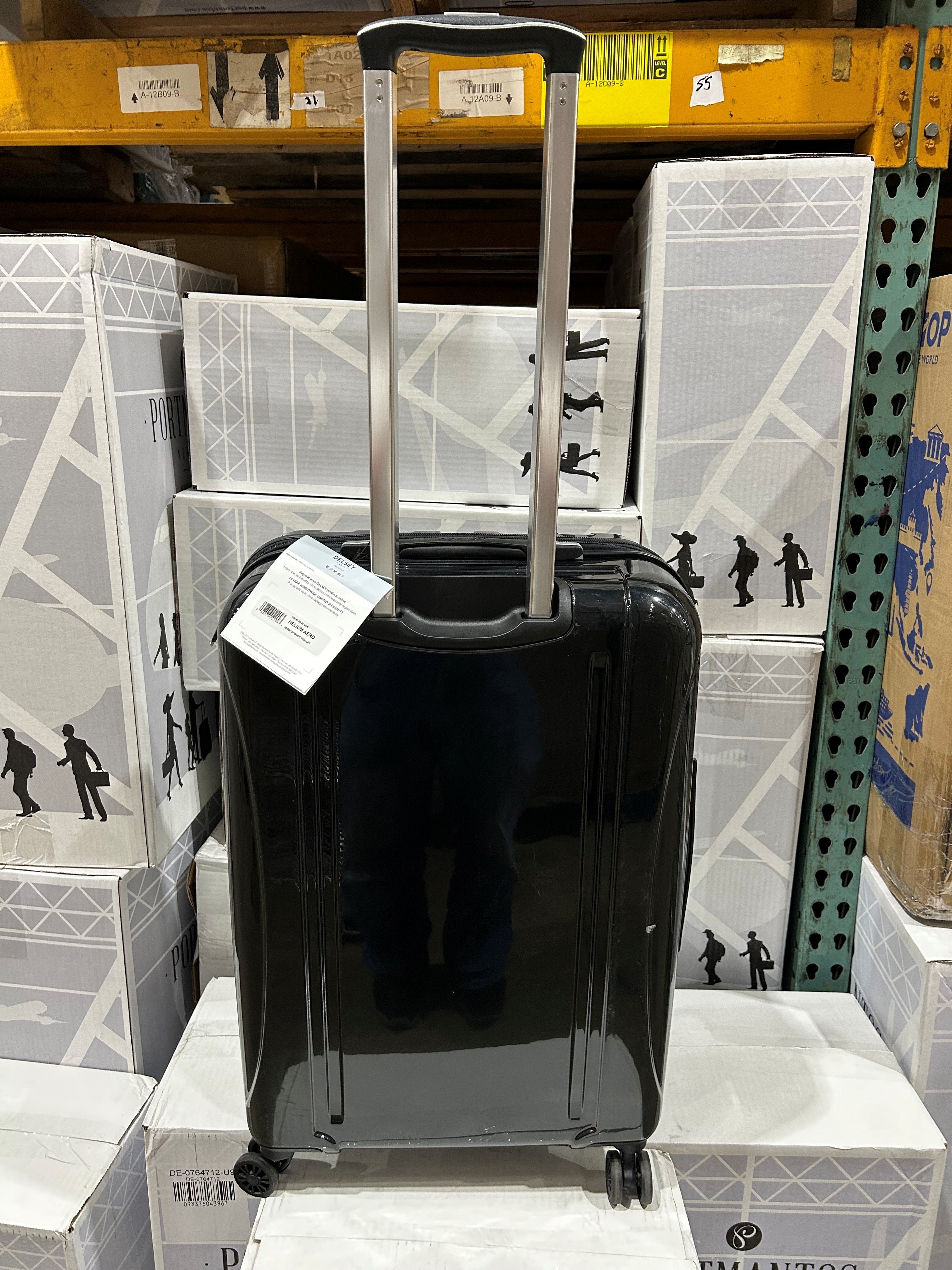 DELSEY Paris Helium Aero Hardside Expandable Luggage with Spinner Wheels U13