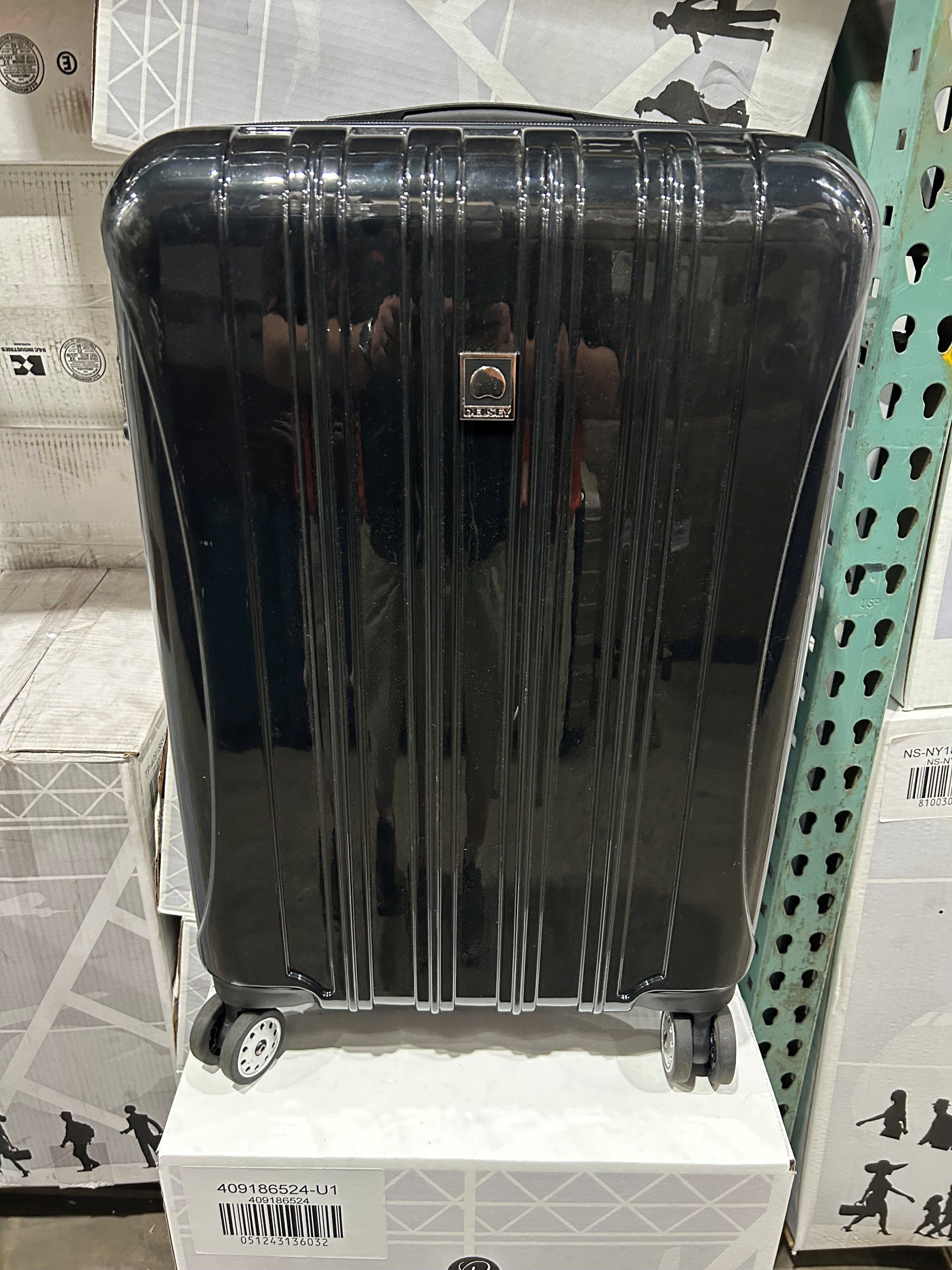 DELSEY Paris Helium Aero Hardside Expandable Luggage with Spinner Wheels U15