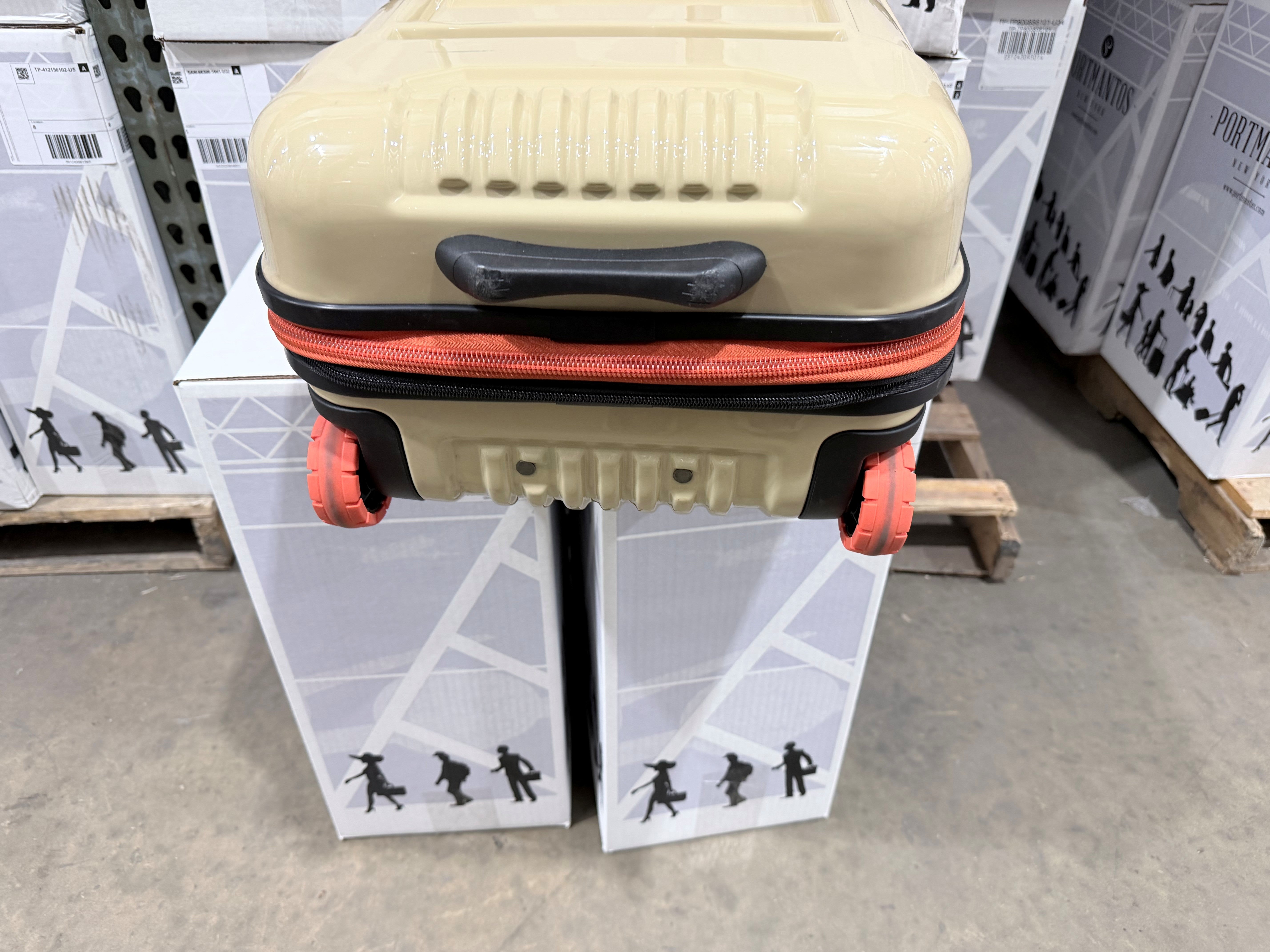 Jeep JH003B Hardside Expandable Luggage with Two Wheels (Warm Sand, Carry-On 20 Inch) Warm Sand Carry-On 20 Inch U1