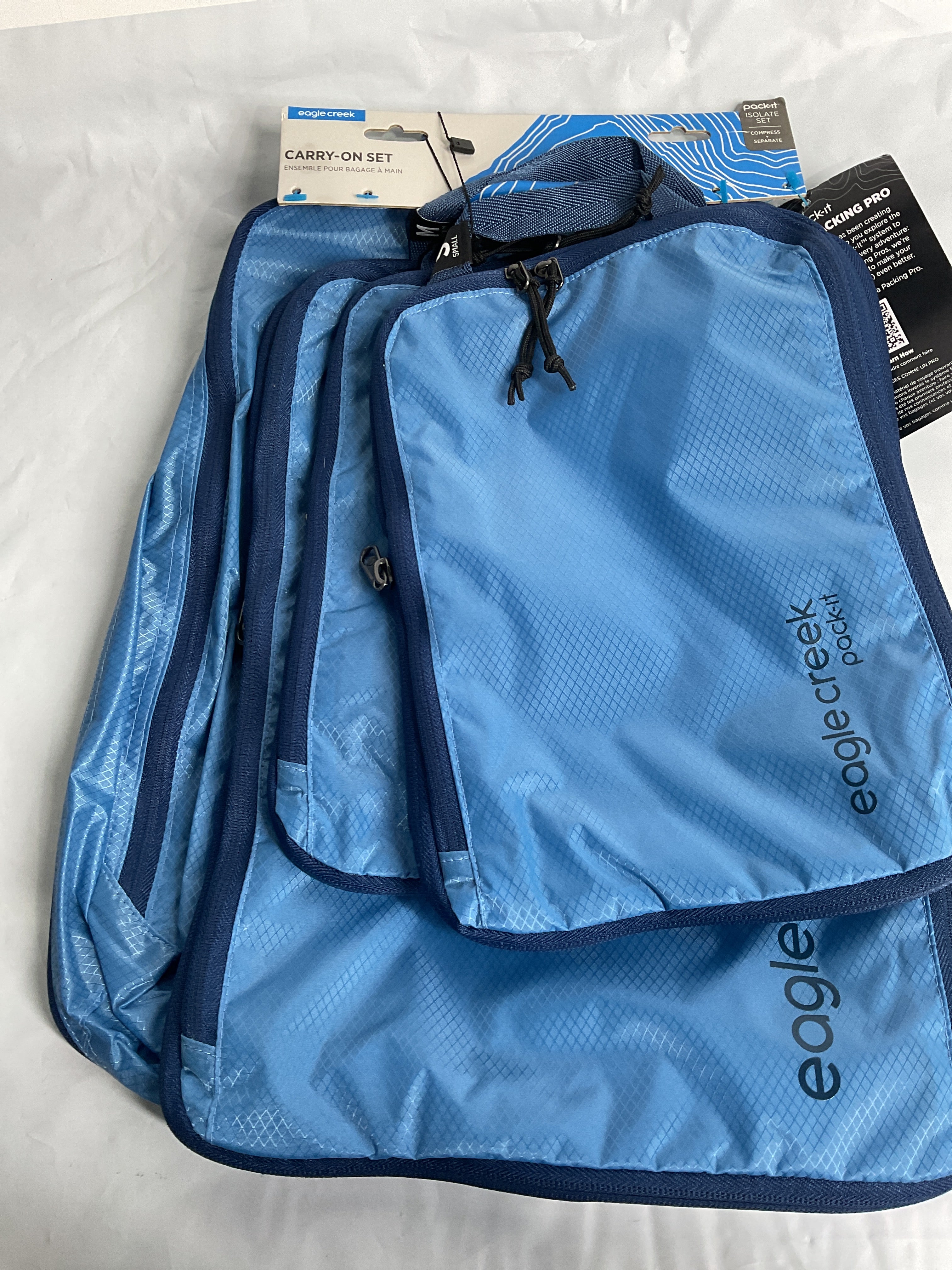 Eagle Creek Pack-It Isolate Carry-On Set ( Blue Dawn - Isolate (New) , Set ) Blue Dawn - Isolate (New) Set U1