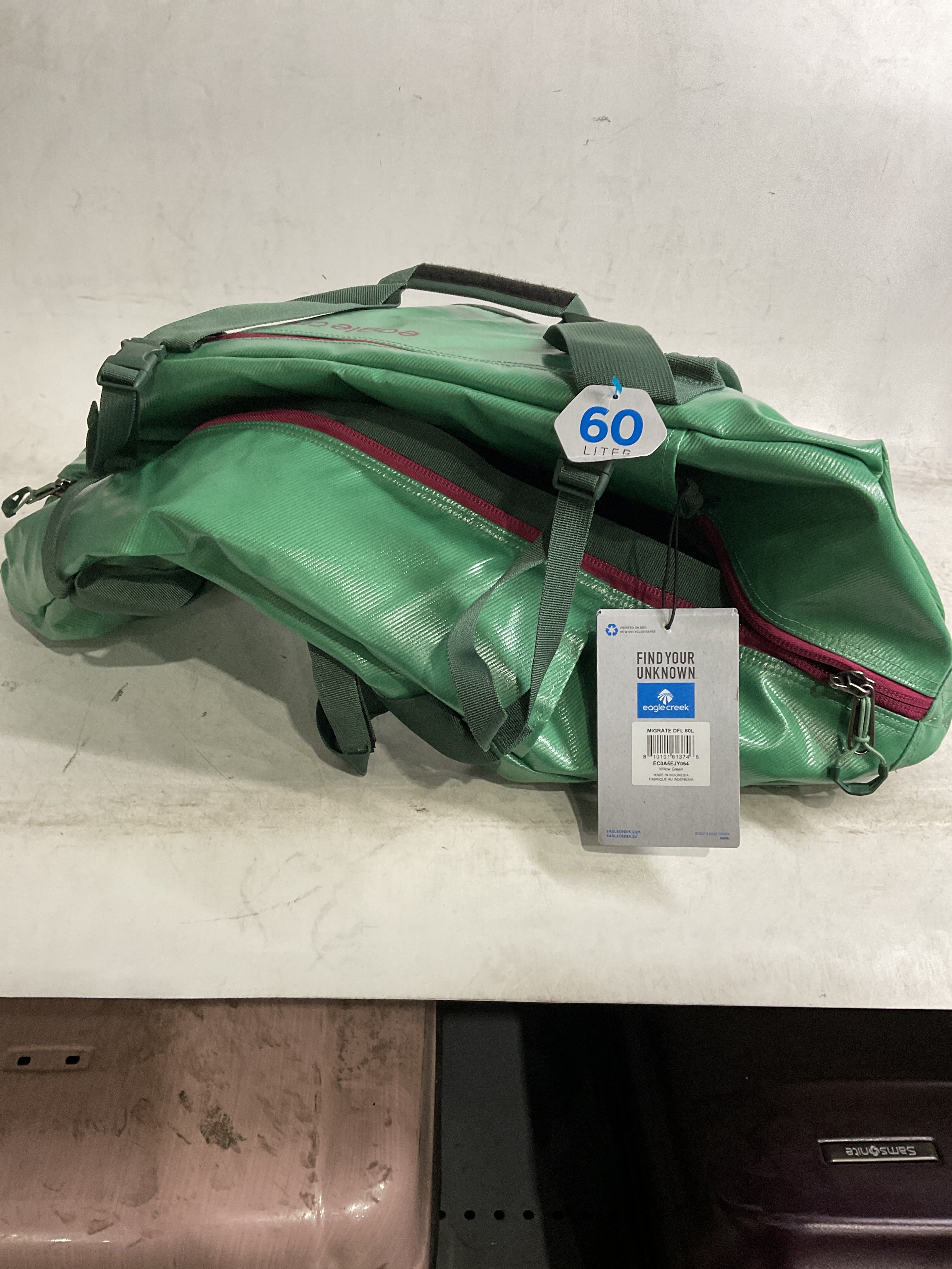 Eagle Creek Migrate Duffel ( Willow Green , 60L ) Willow Green 60 L U1