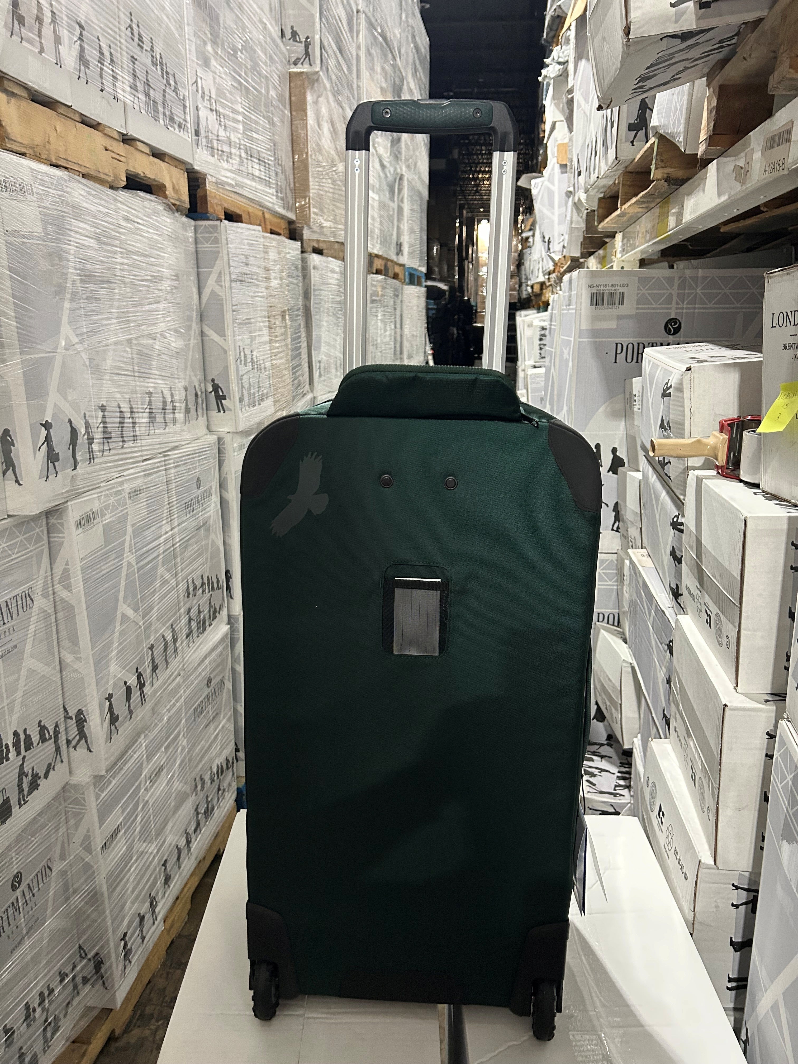 eagle creek Tarmac XE 95 L Rolling Suitcase with Wheels - 2-Wheel with Heavy-Duty Housing, Laptop Sleeve, Compression Wings, and Internal Organization, Arctic Seagreen - 95L U1