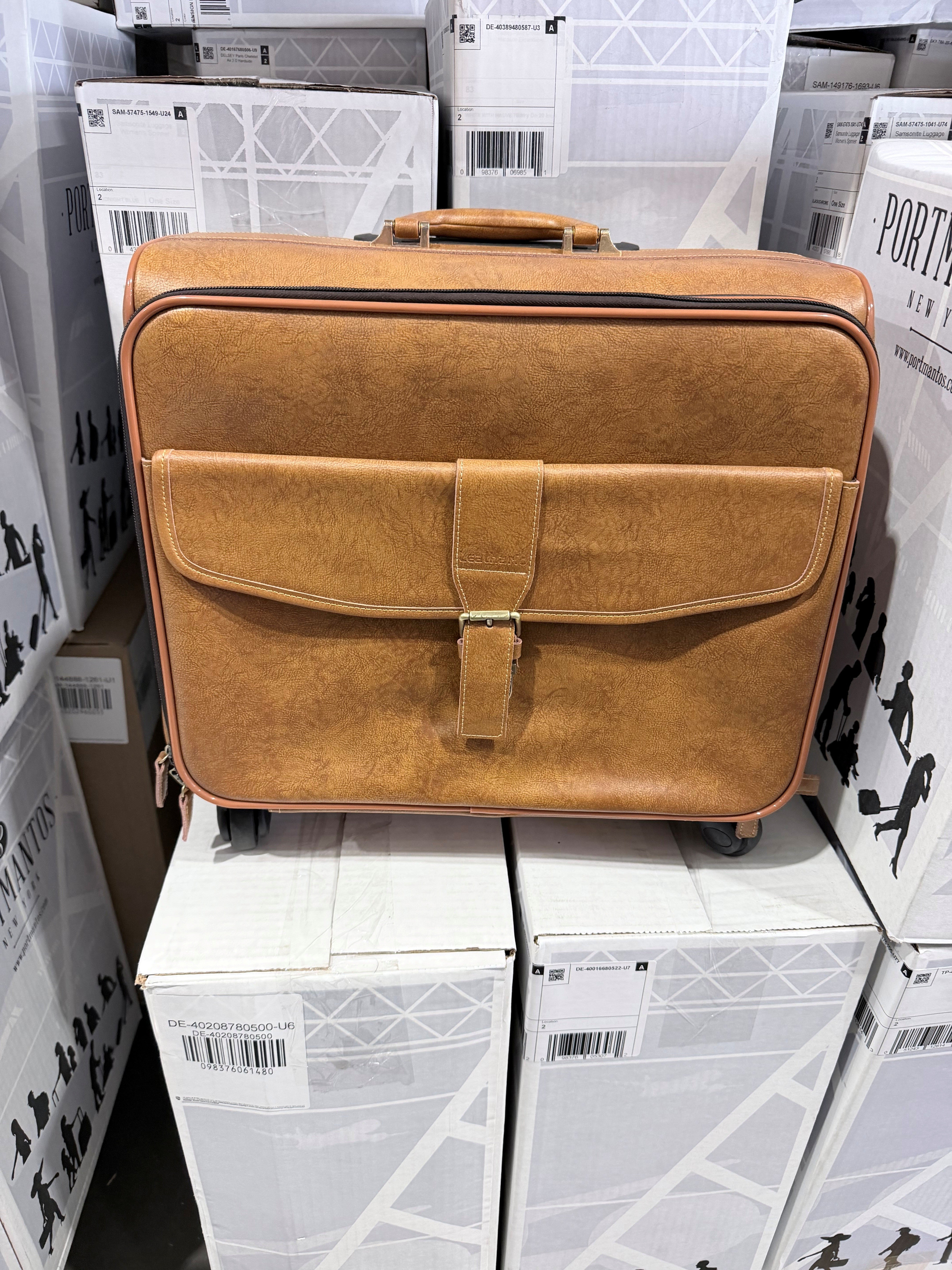Lethario Rolling Briefcase Yellowish Brown One_Size U1