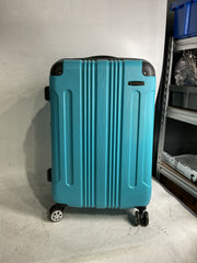 Rockland London Hardside Spinner Wheel Luggage, Turquoise, 2-Piece Set Turquoise 24-20-Inch U2
