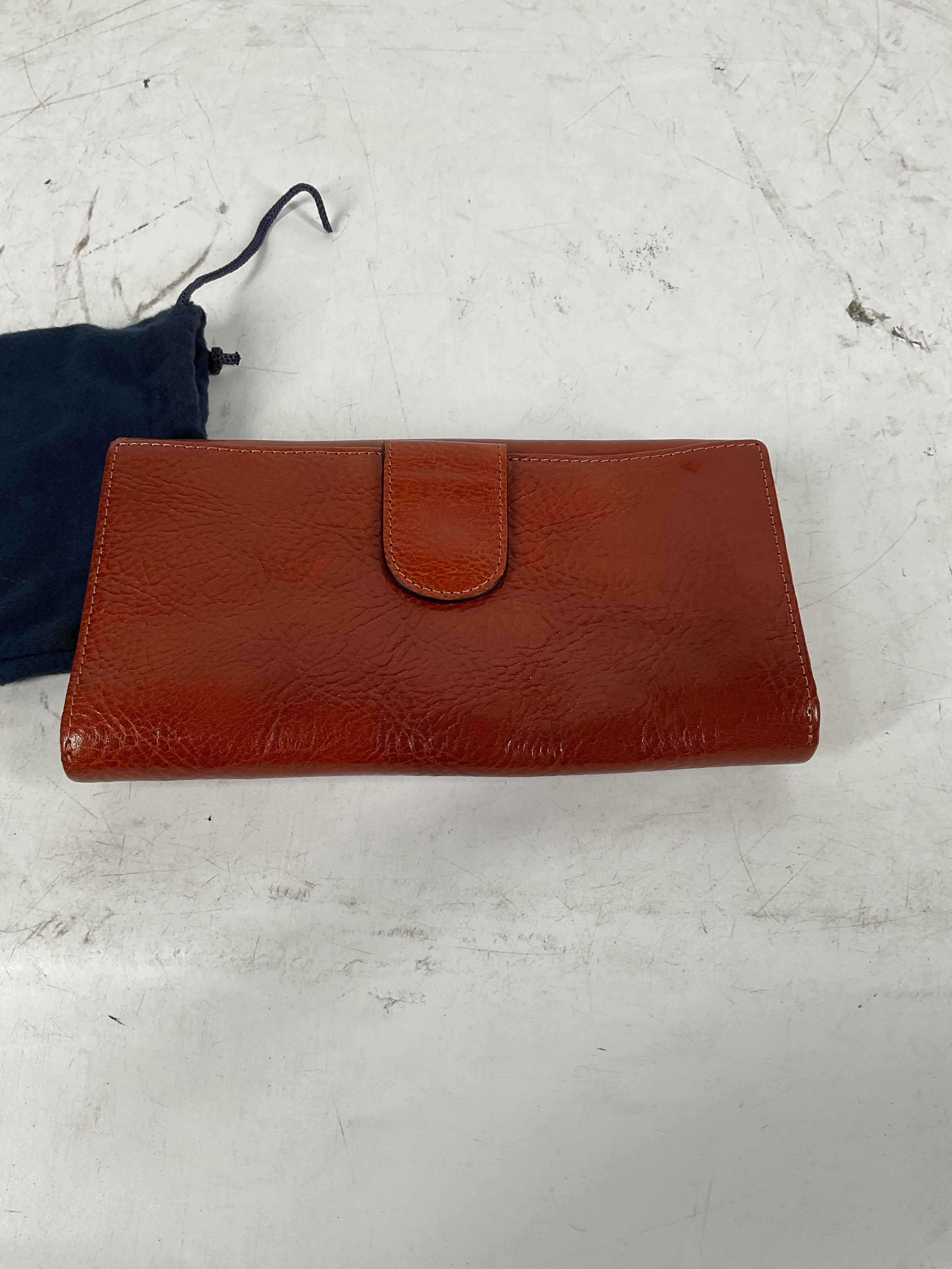 Floto Roma Clutch Women's Leather Snap Wallet Organizer (Vecchio Brown) Vecchio Brown Large U1