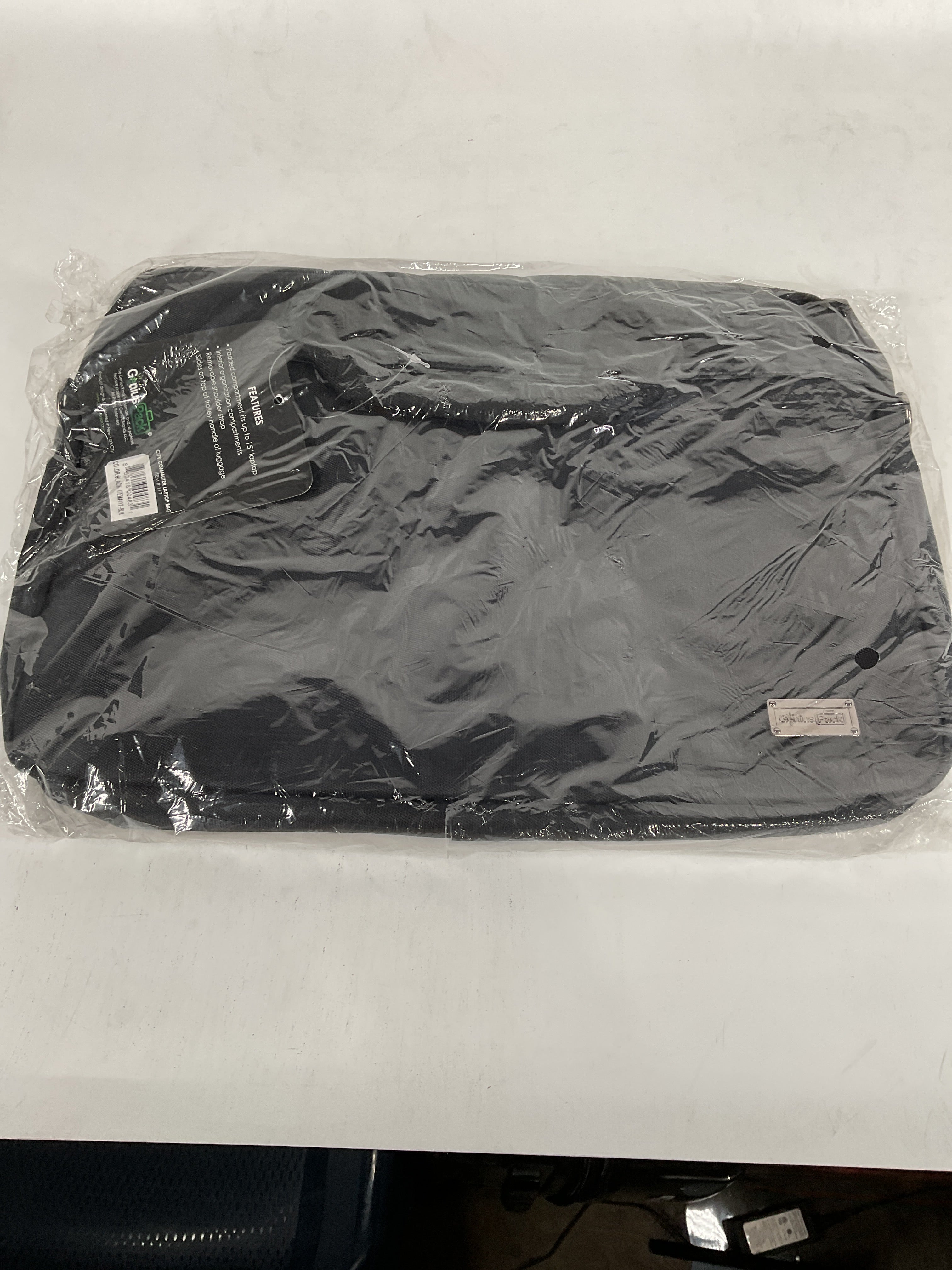 Genius Pack City Commuter Laptop Bag Black One Size U2