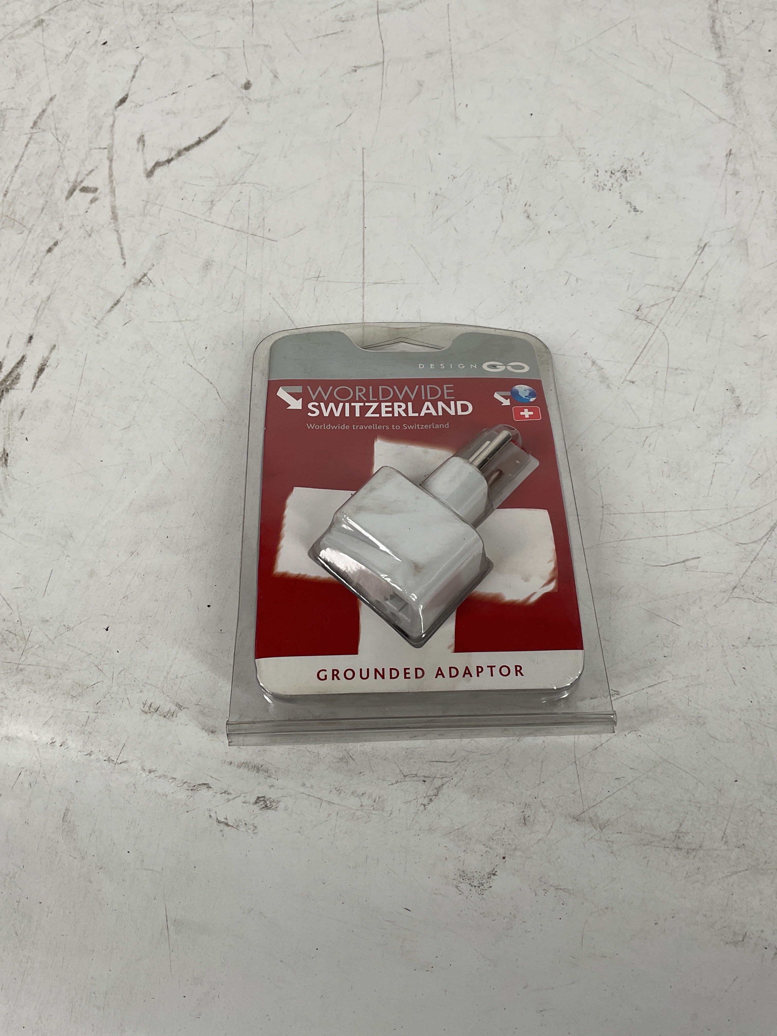 Design Go Worldwide To Europe/Swiss Adaptor Travel Electrical Adapter, White white  U2