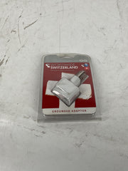 Design Go Worldwide To Europe/Swiss Adaptor Travel Electrical Adapter, White white  U2