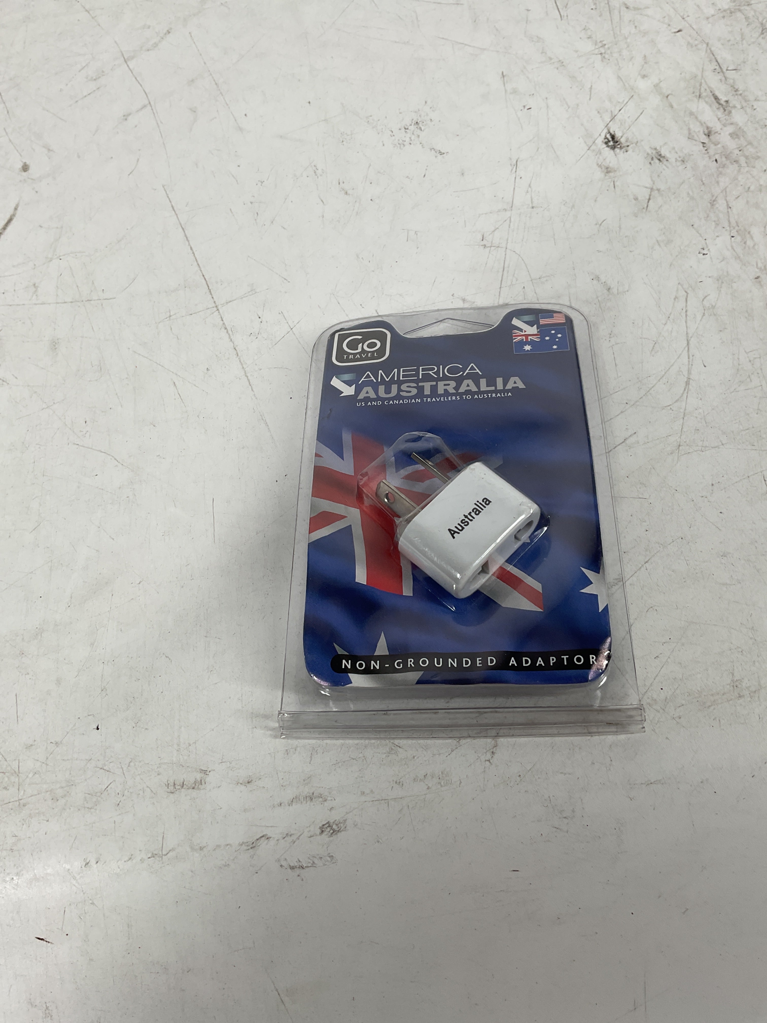 Go Travel Australia Non Grounded Travel Adaptor, White   U1