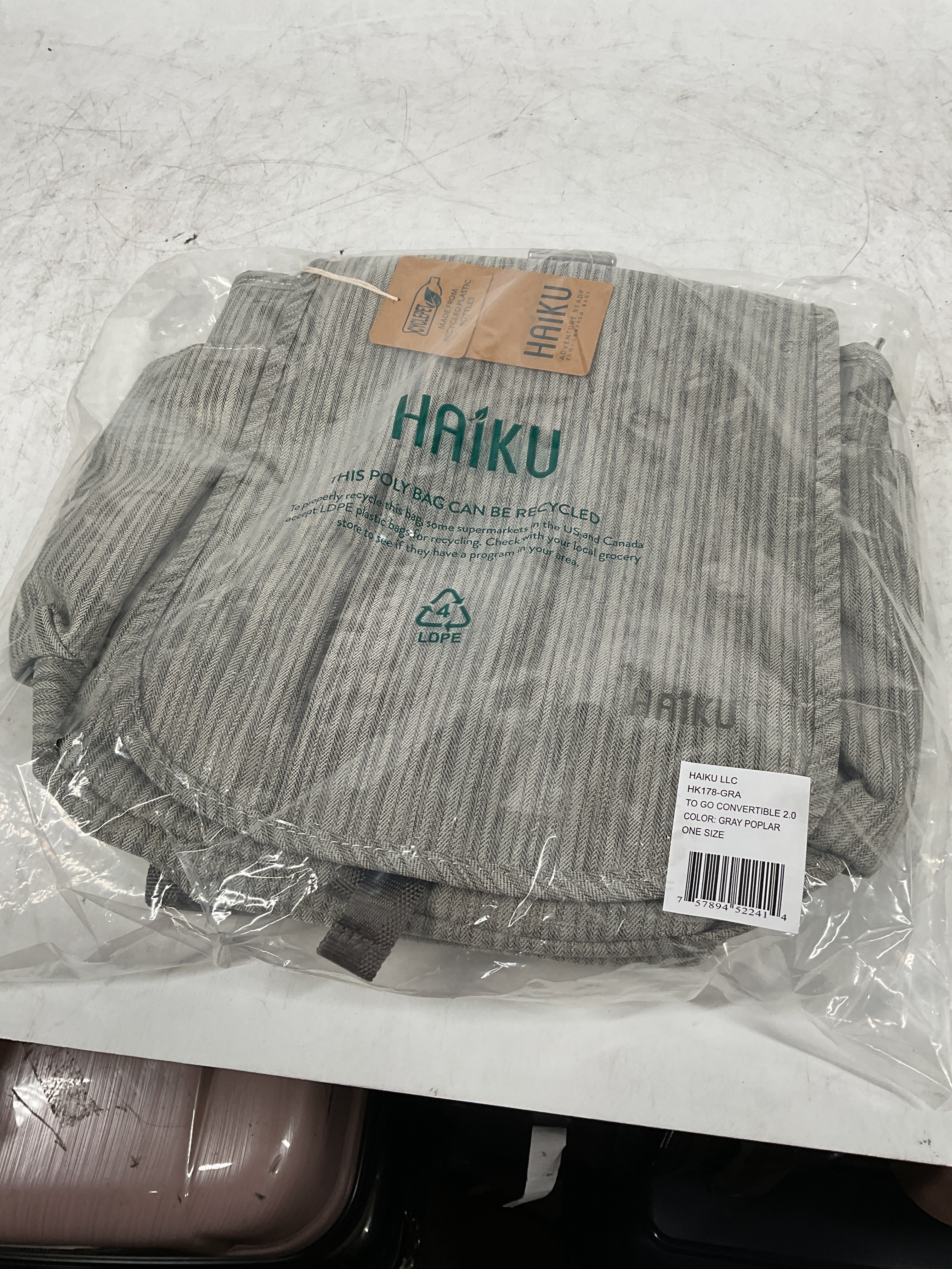 Haiku To Go Convertible 2.0 Gray Poplar One Size U3